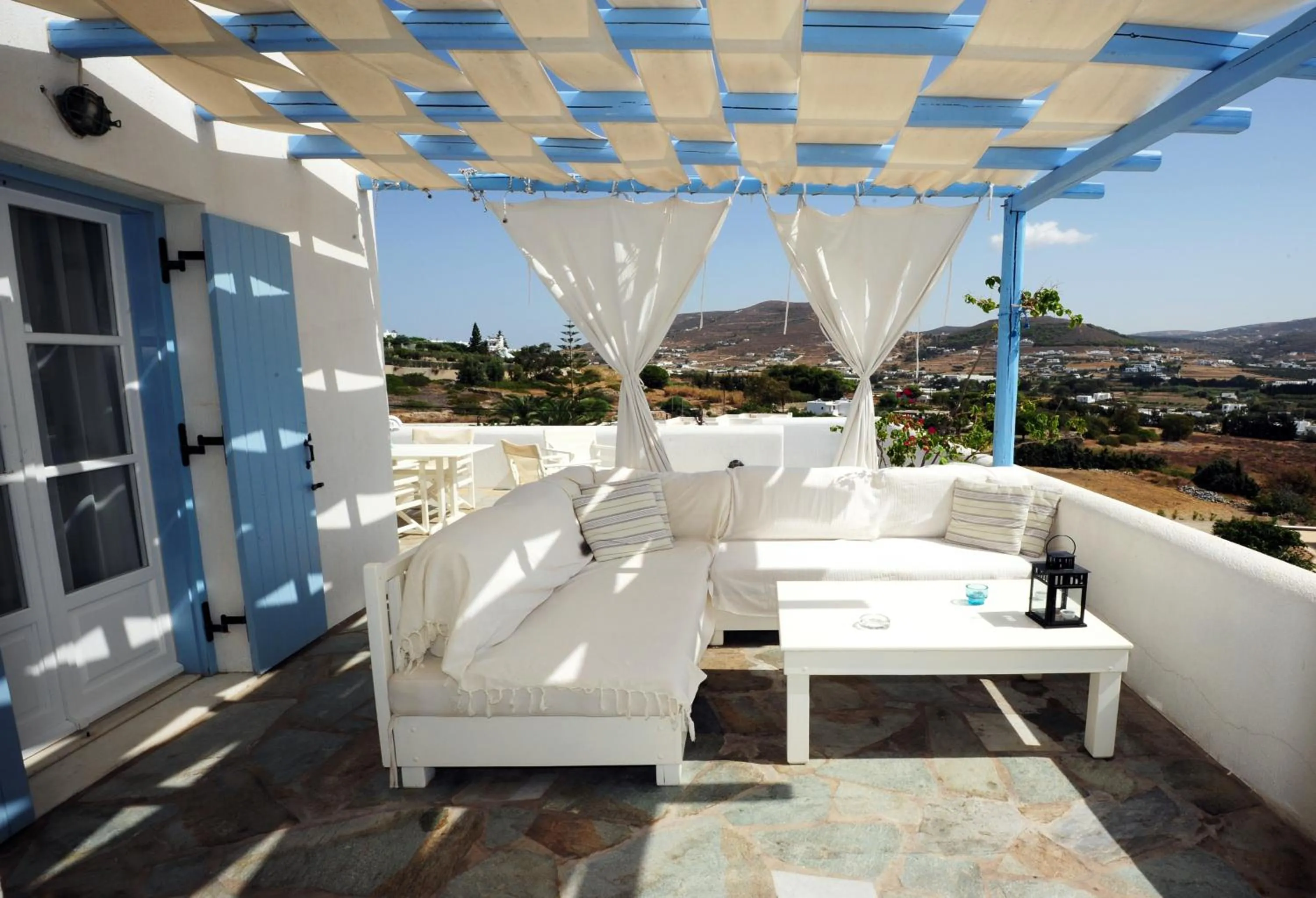 Balcony/Terrace in Paros Paradise Apartments