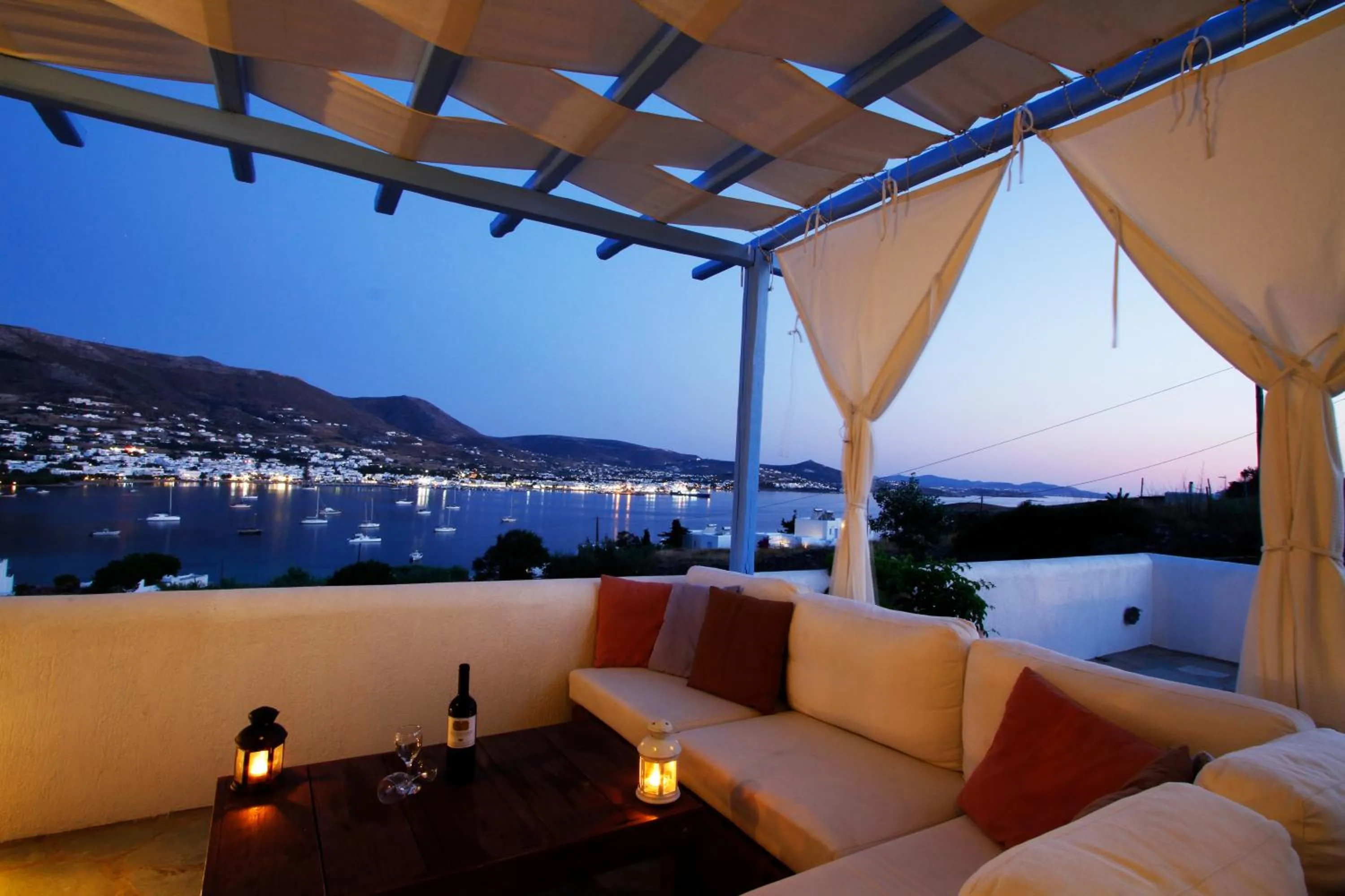 Balcony/Terrace in Paros Paradise Apartments