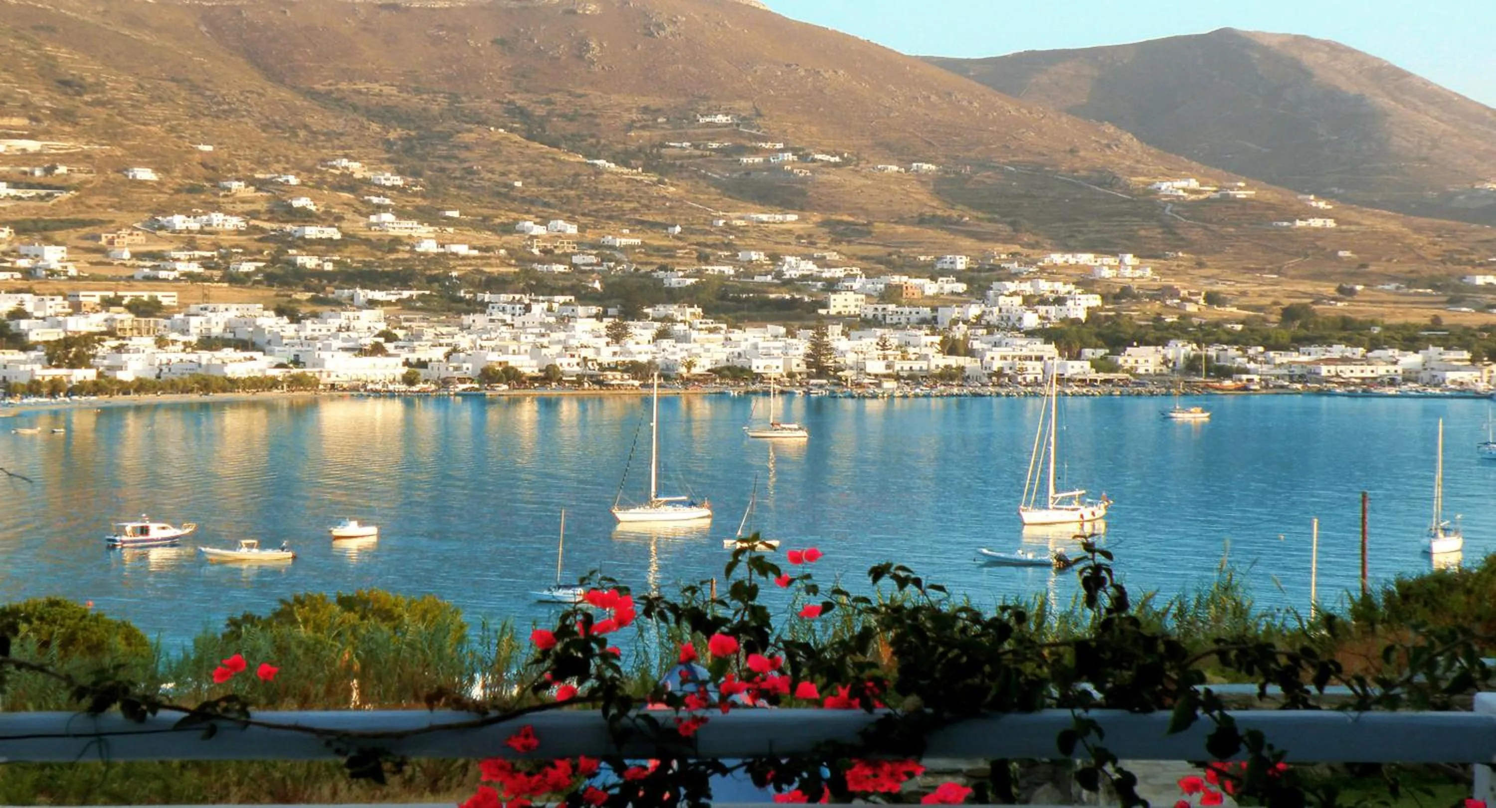 Sea view in Paros Paradise Apartments