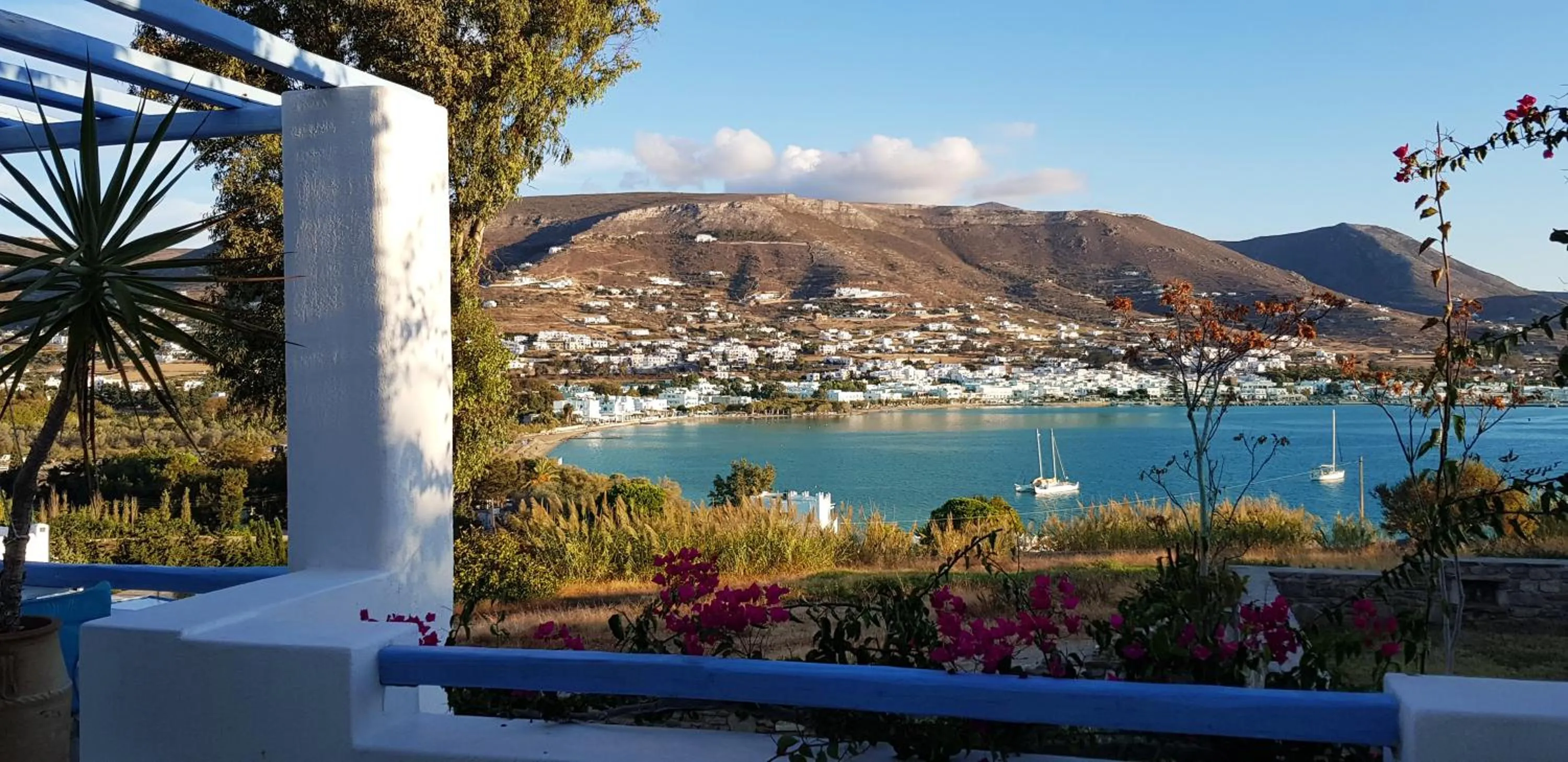 Sea view in Paros Paradise Apartments