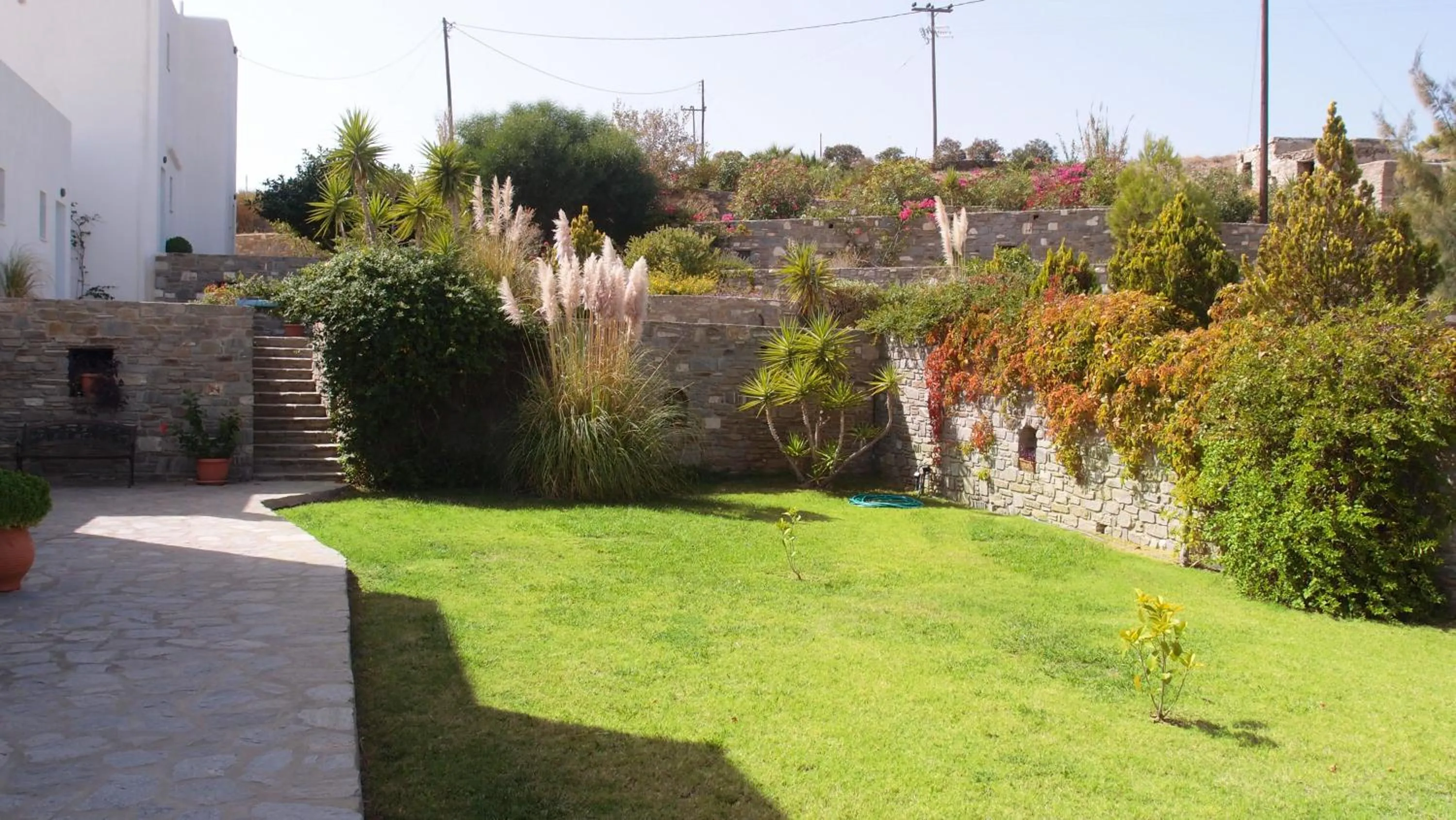 Garden in Paros Paradise Apartments