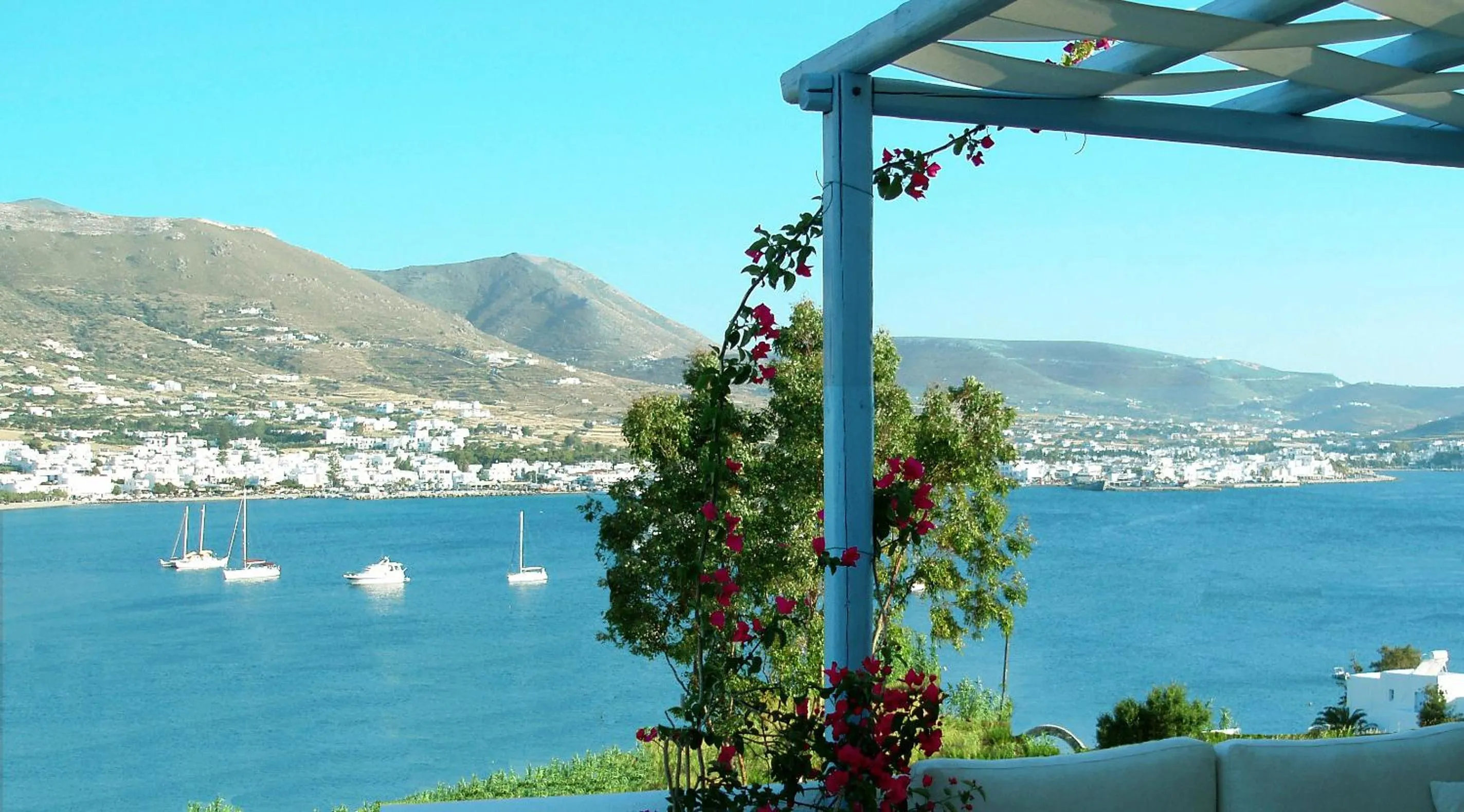 Balcony/Terrace in Paros Paradise Apartments