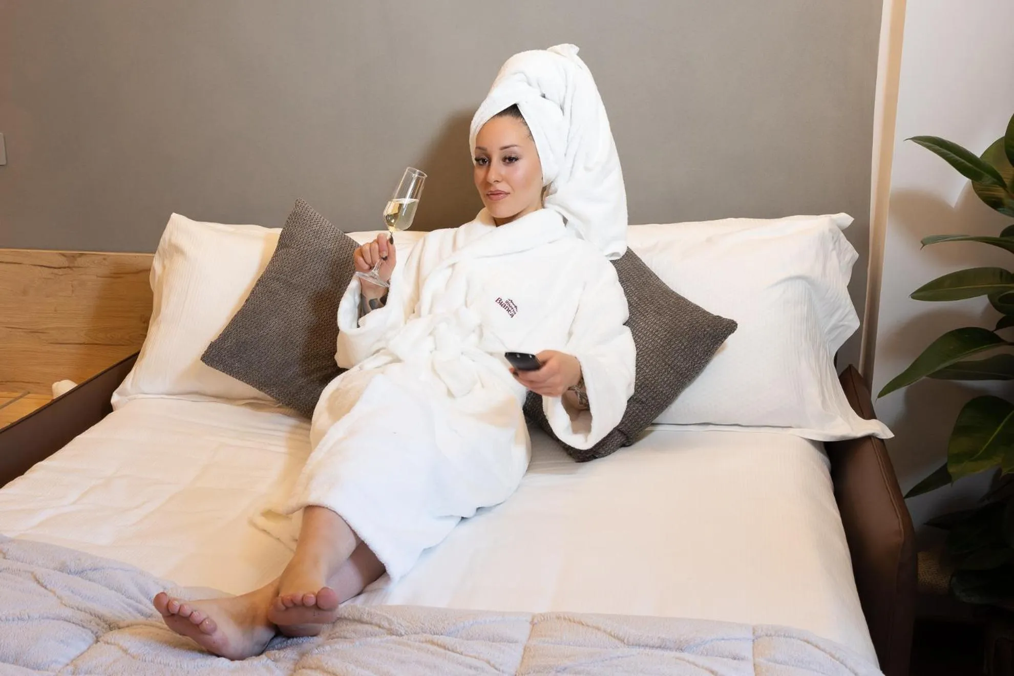 Bed in Riserva Bianca Limone Hotel & SPA