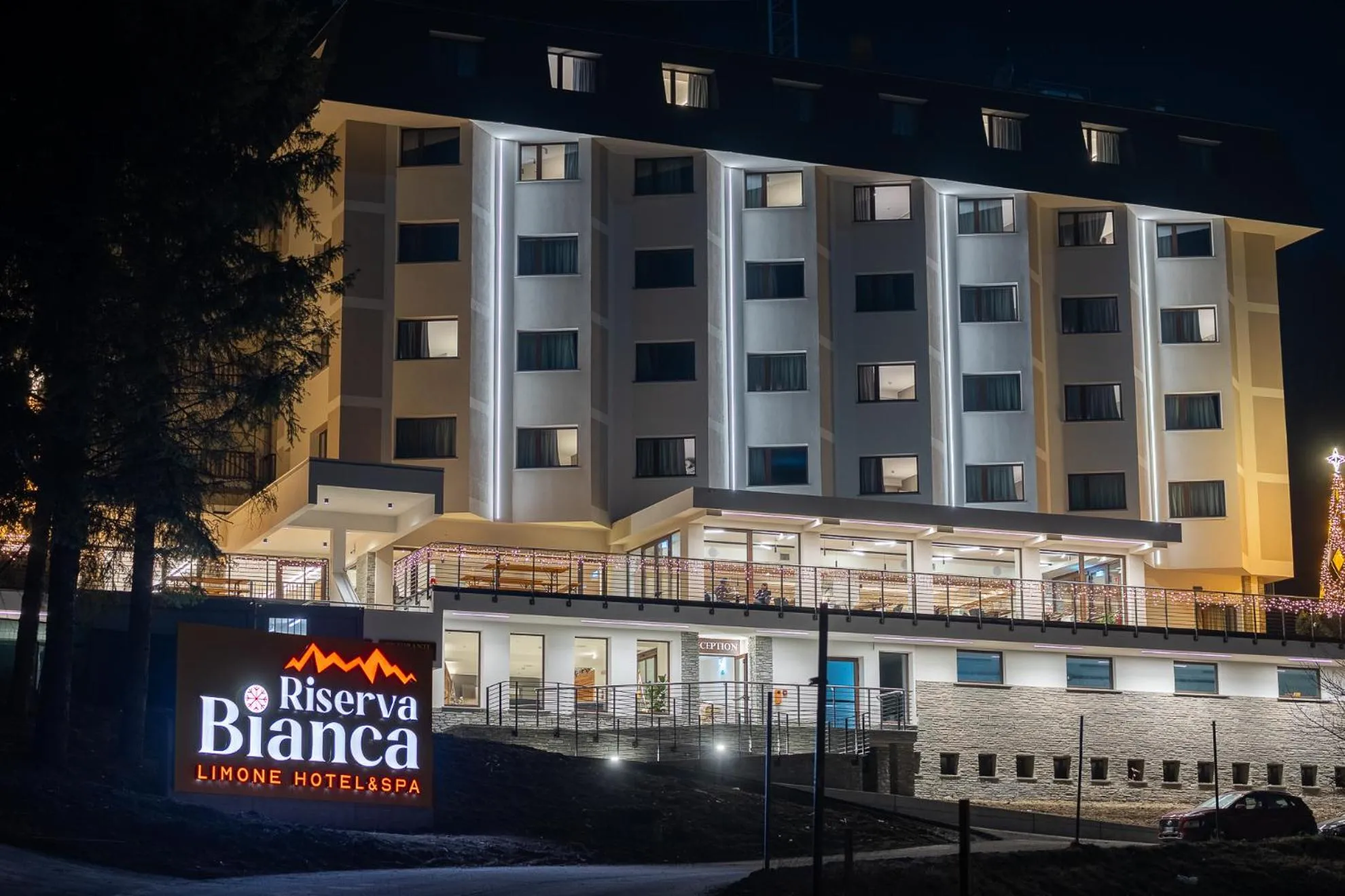 Property building in Riserva Bianca Limone Hotel & SPA