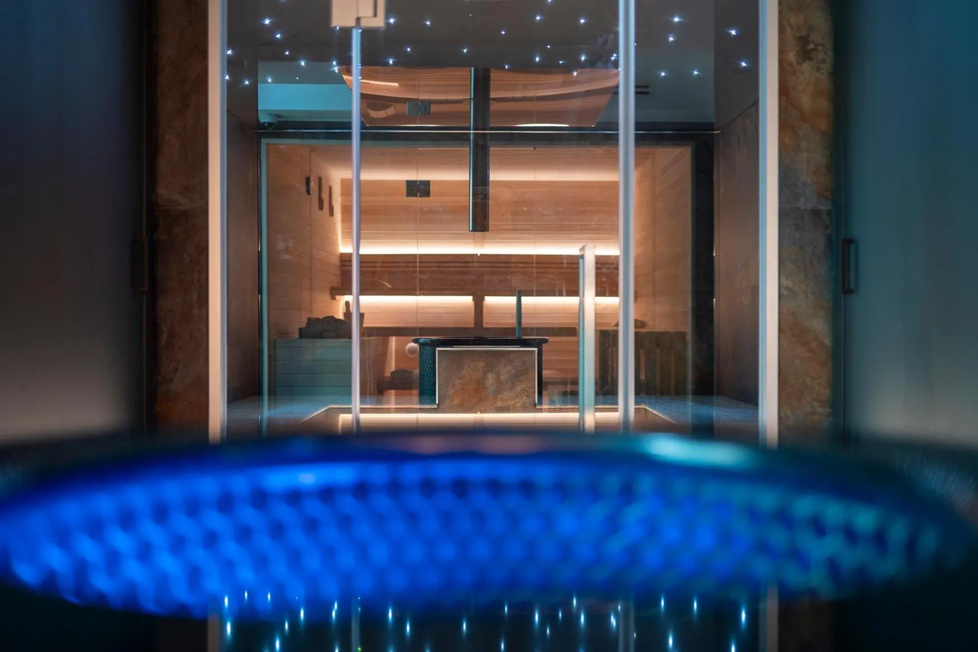 Sauna in Riserva Bianca Limone Hotel & SPA