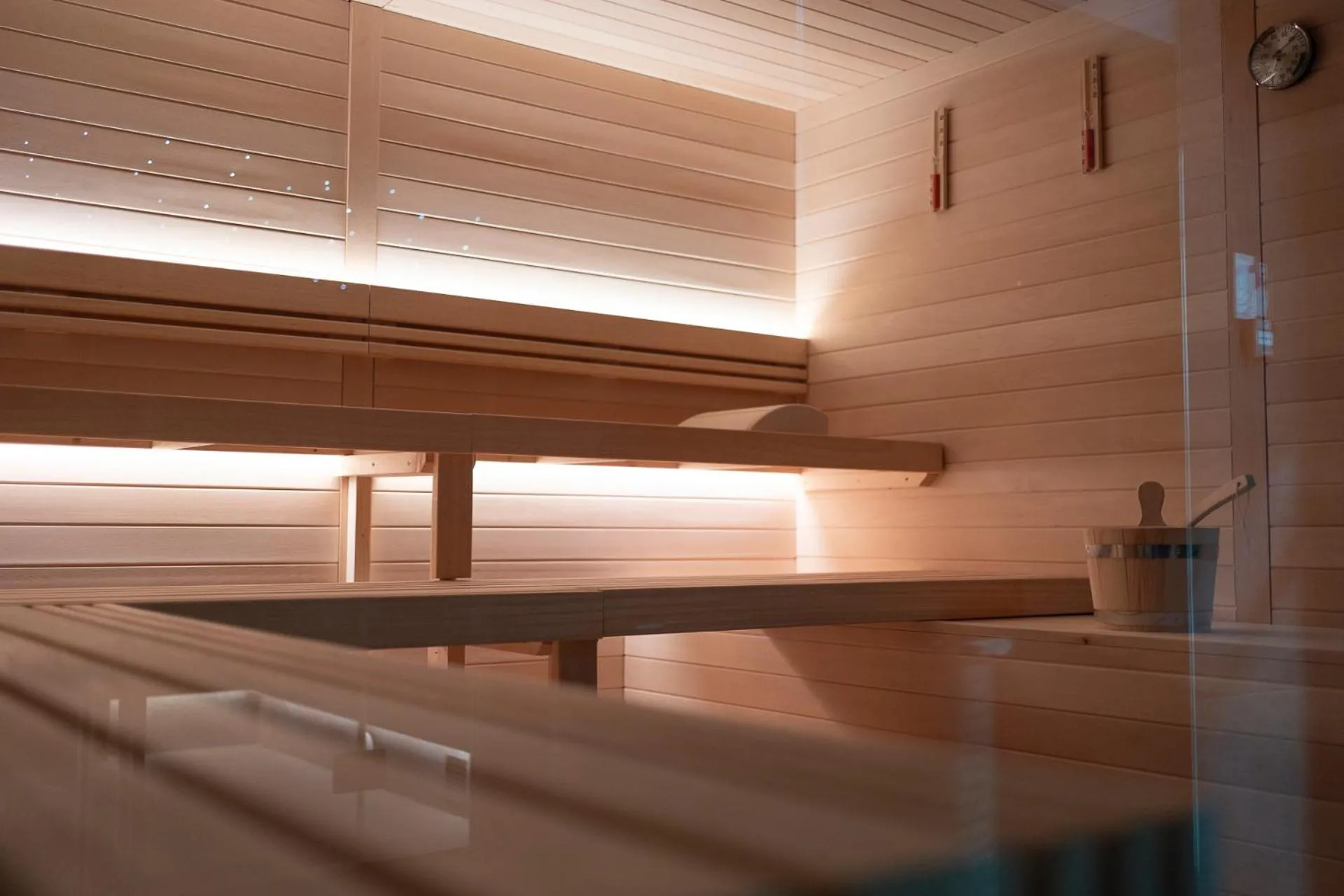 Sauna in Riserva Bianca Limone Hotel & SPA