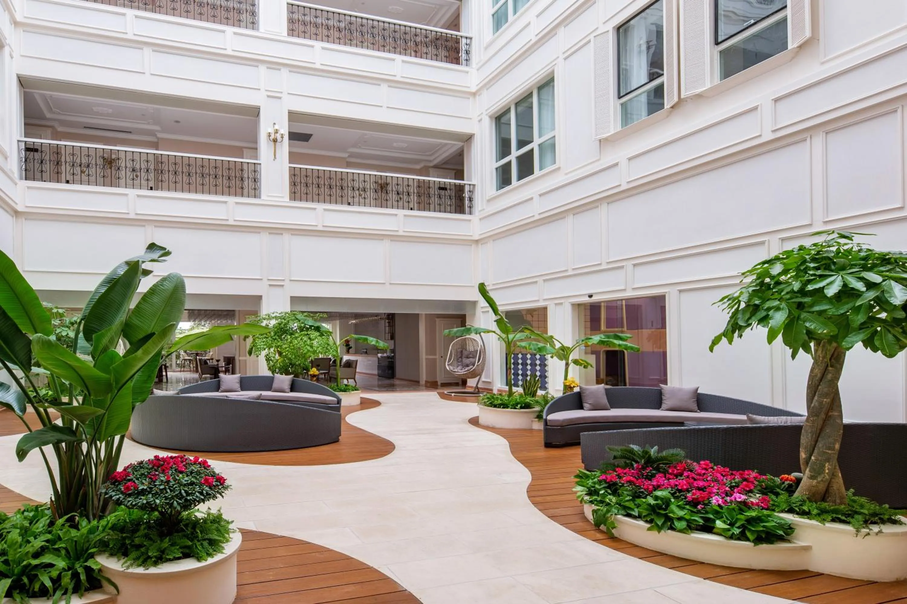 Communal lounge/ TV room in NARADA Resort Shanghai Hotel Disney Store