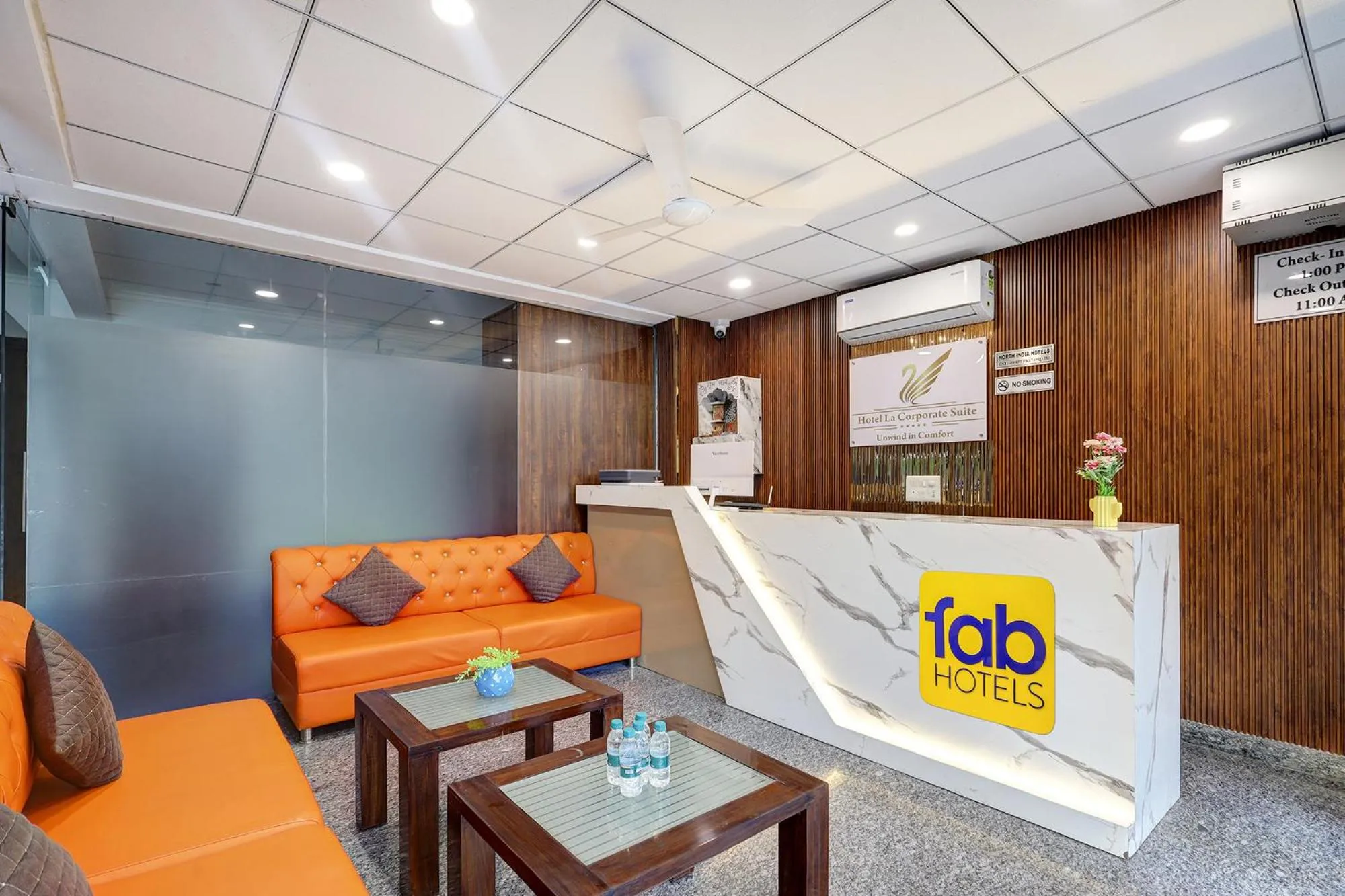 Lobby or reception in FabHotel La Corporate Suite