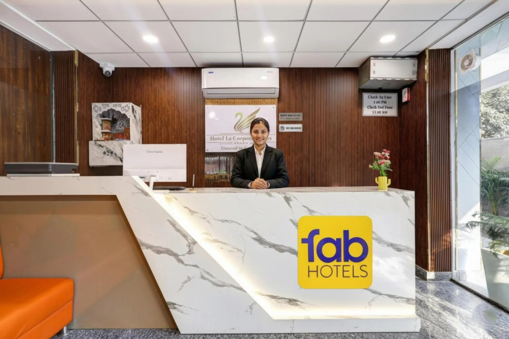 Lobby or reception in FabHotel La Corporate Suite