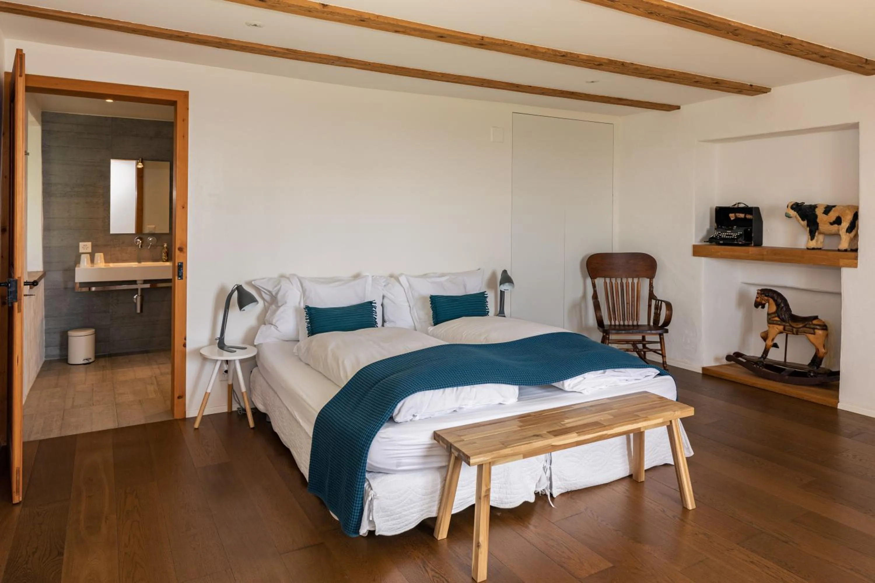 Bed in La Ferme de la Praz - Rooms with a View