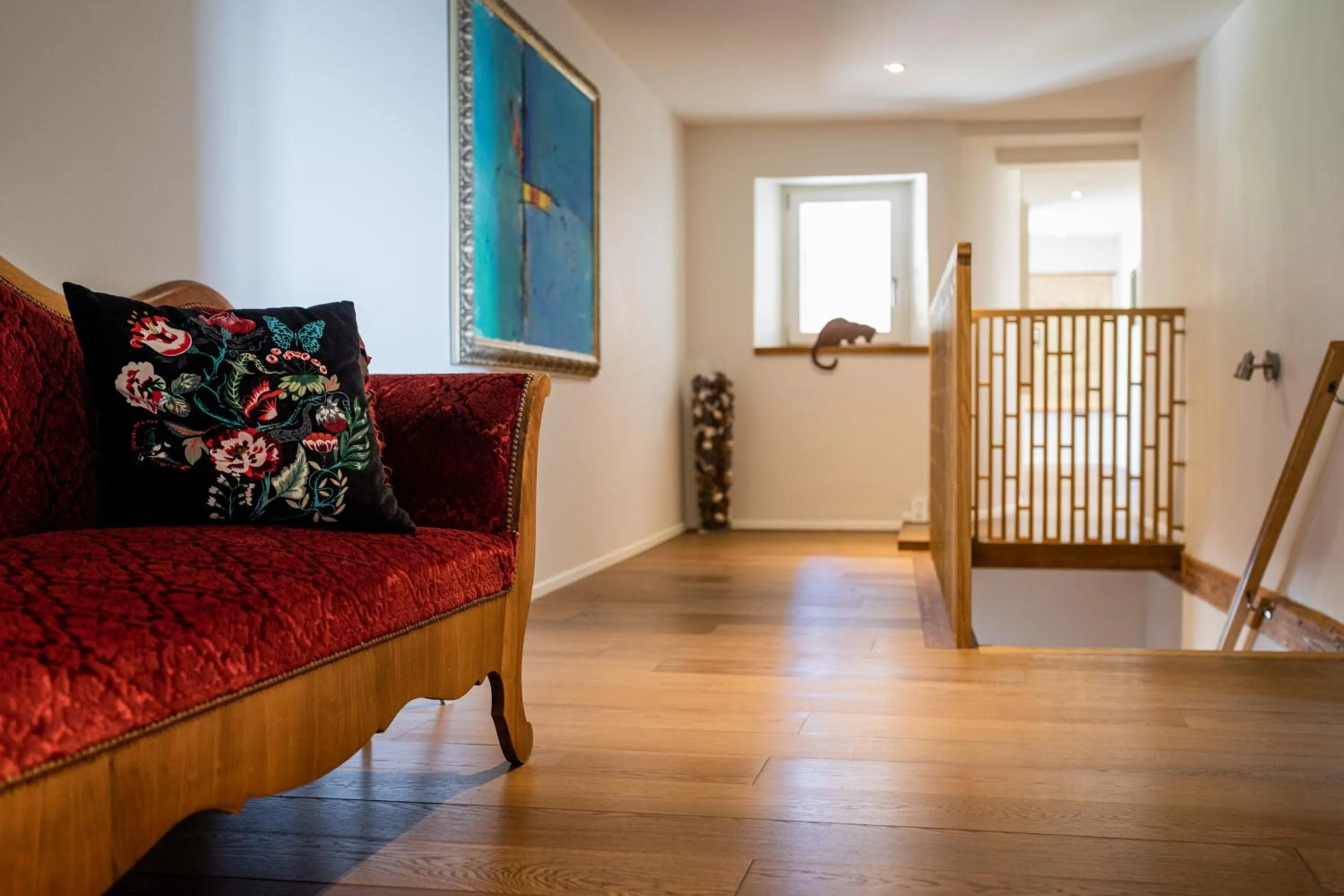 Seating area in La Ferme de la Praz - Rooms with a View