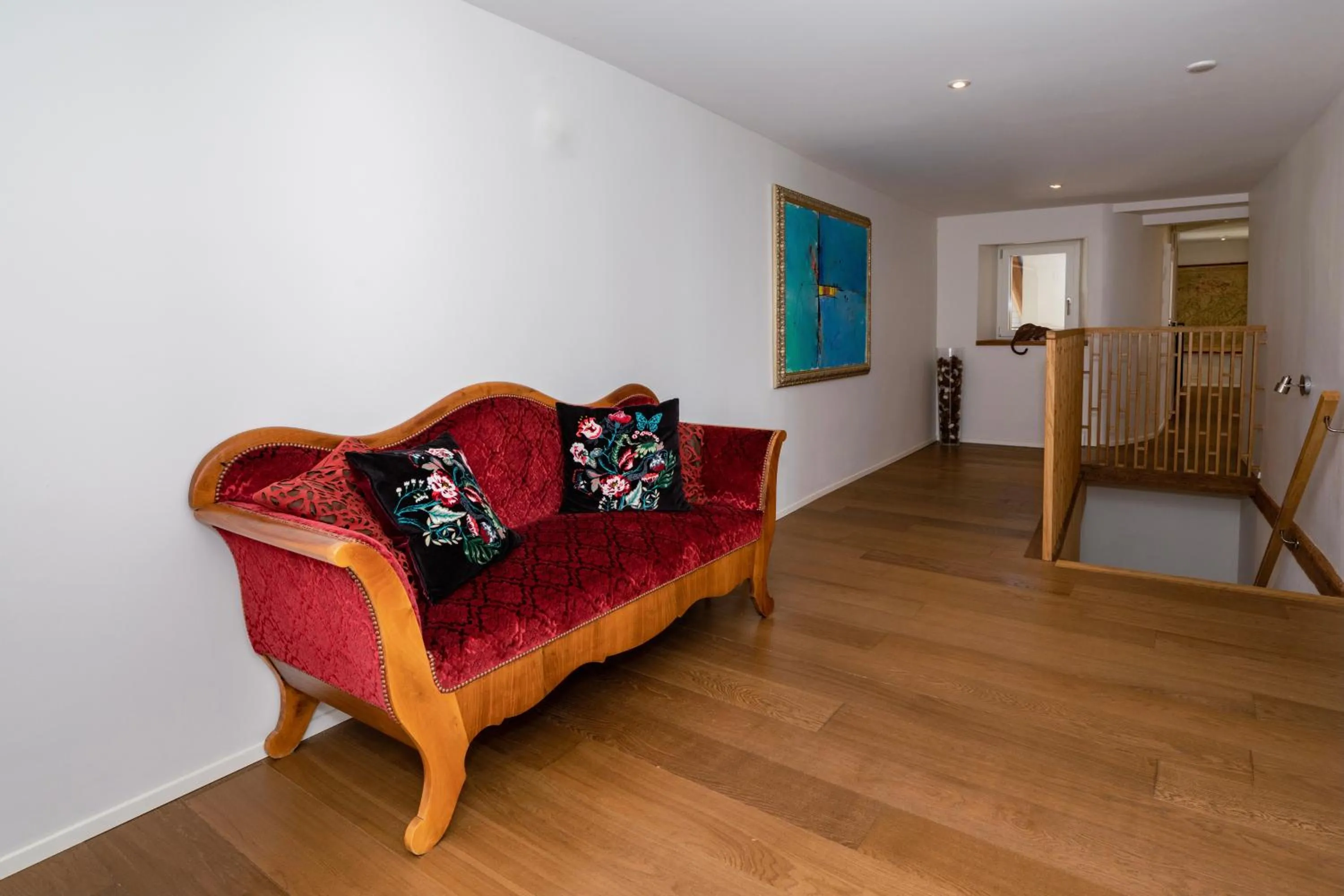 Seating area in La Ferme de la Praz - Rooms with a View