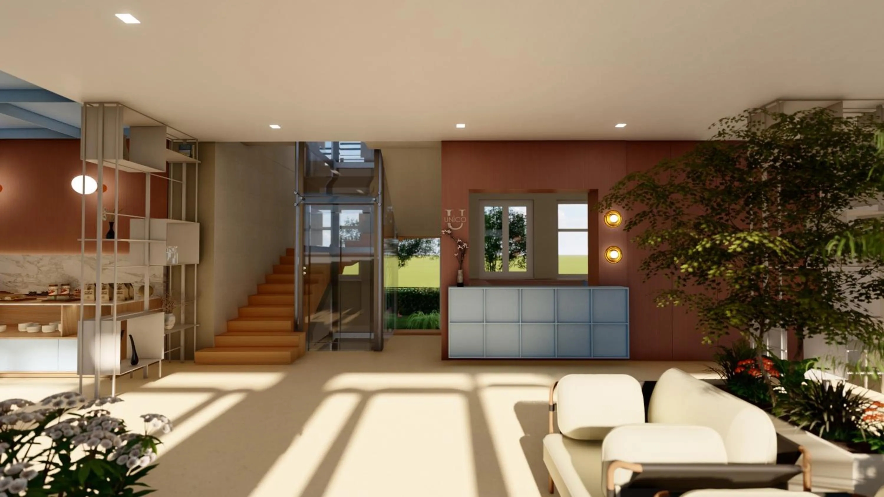 Lobby or reception in Hotel Unico by Dori
