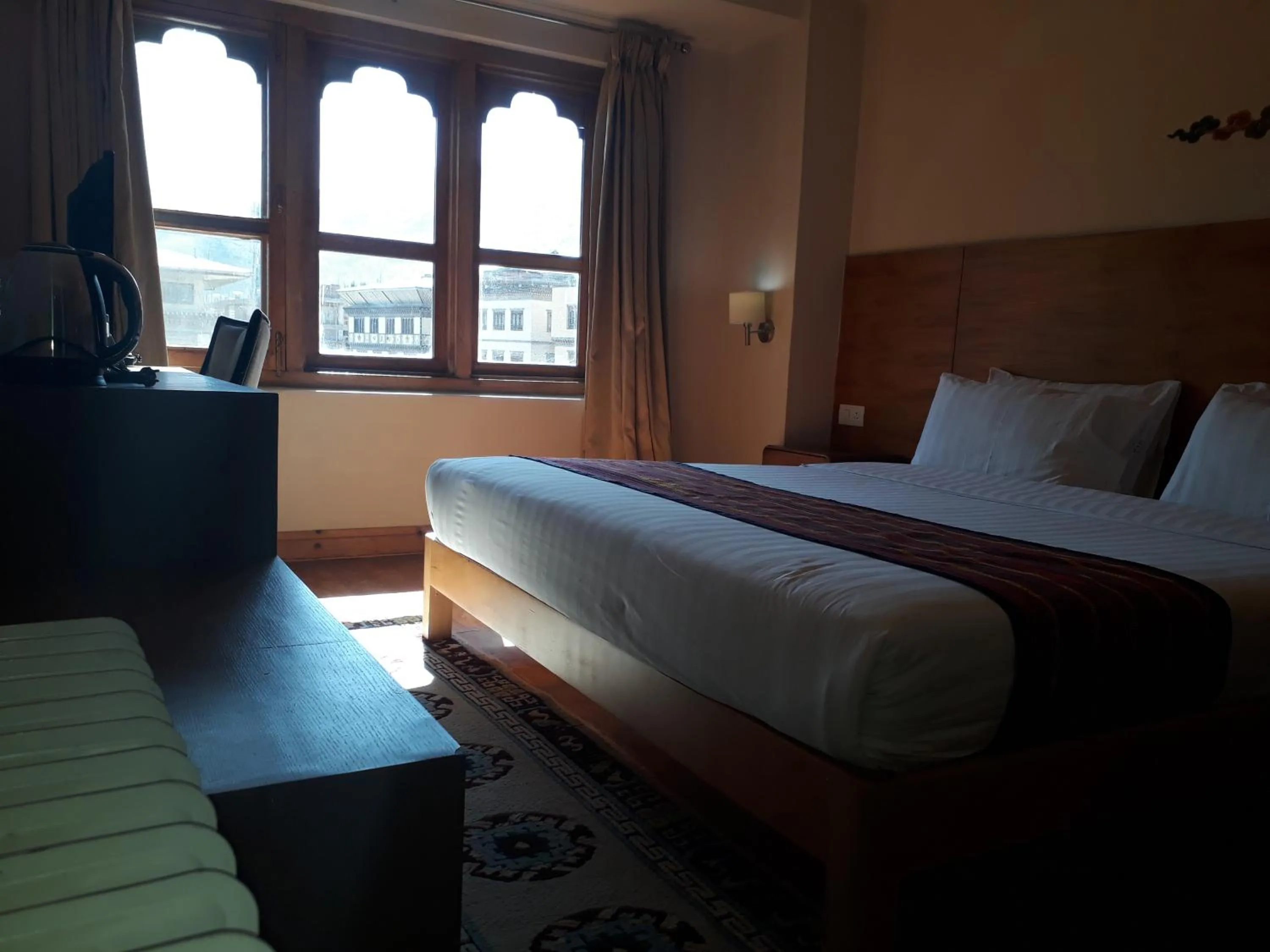 Bed in Gakyil Thimphu