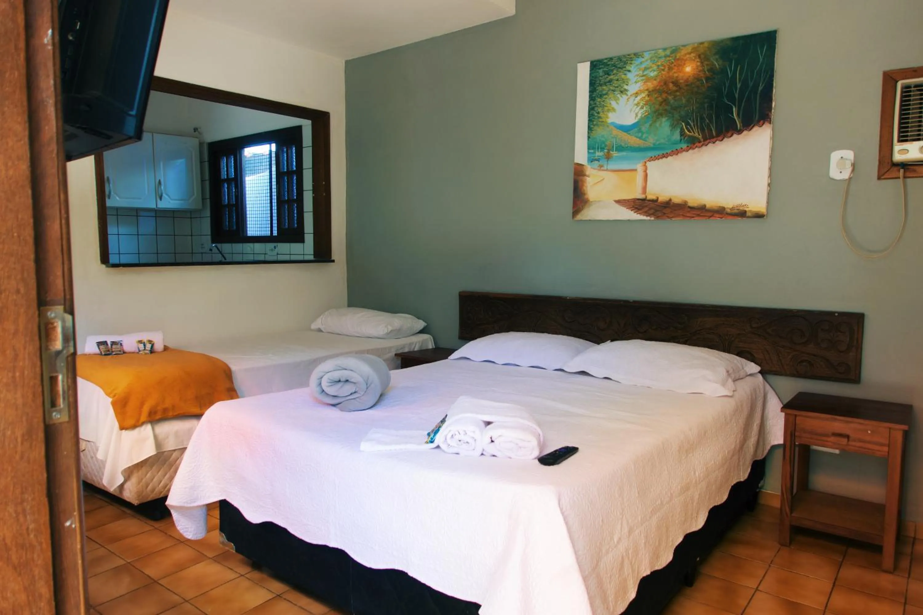 Bed in POUSO DE ICARO - POUSADA NO CENTRO de PARATY