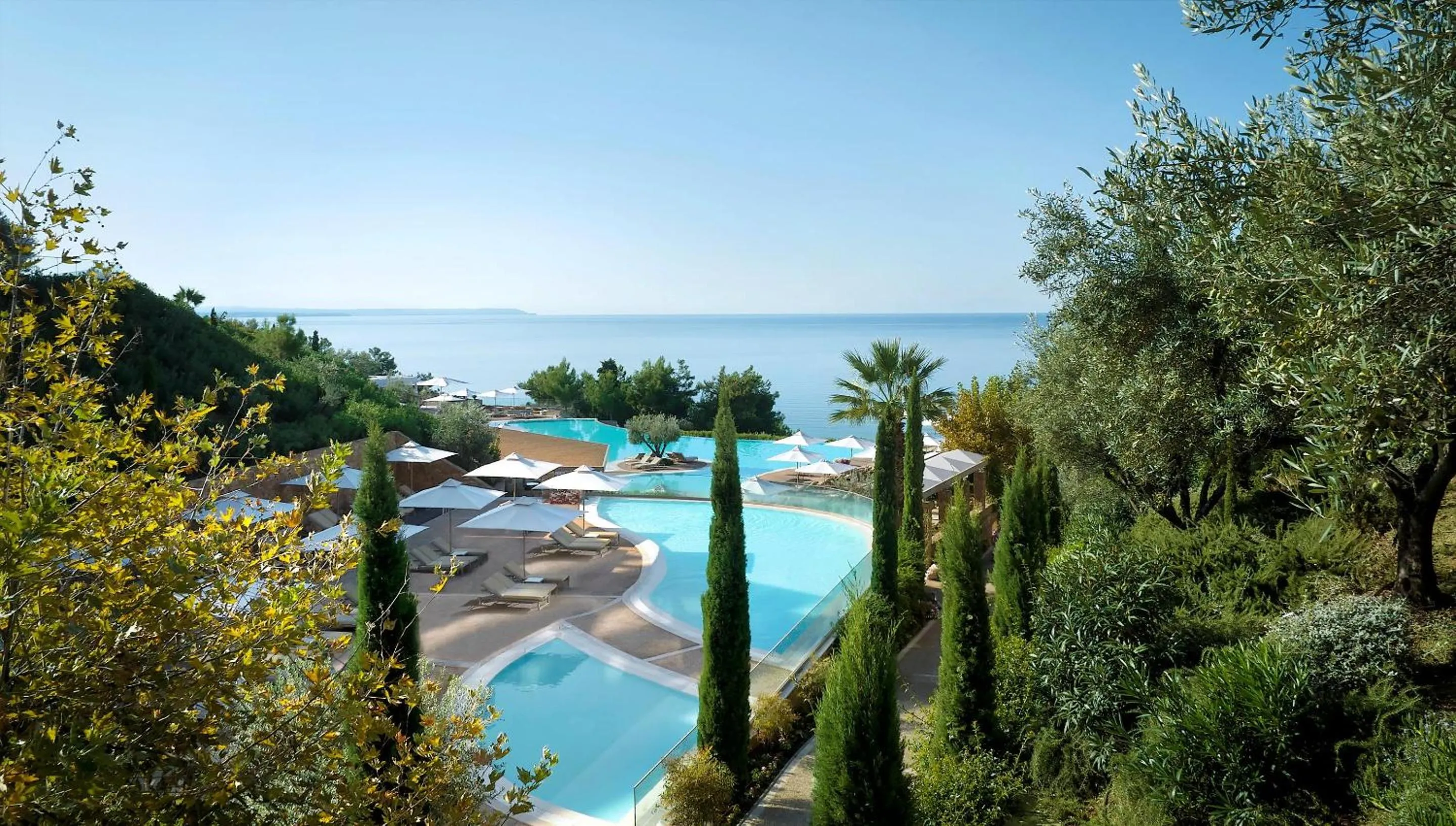 Swimming pool in Ikos Oceania