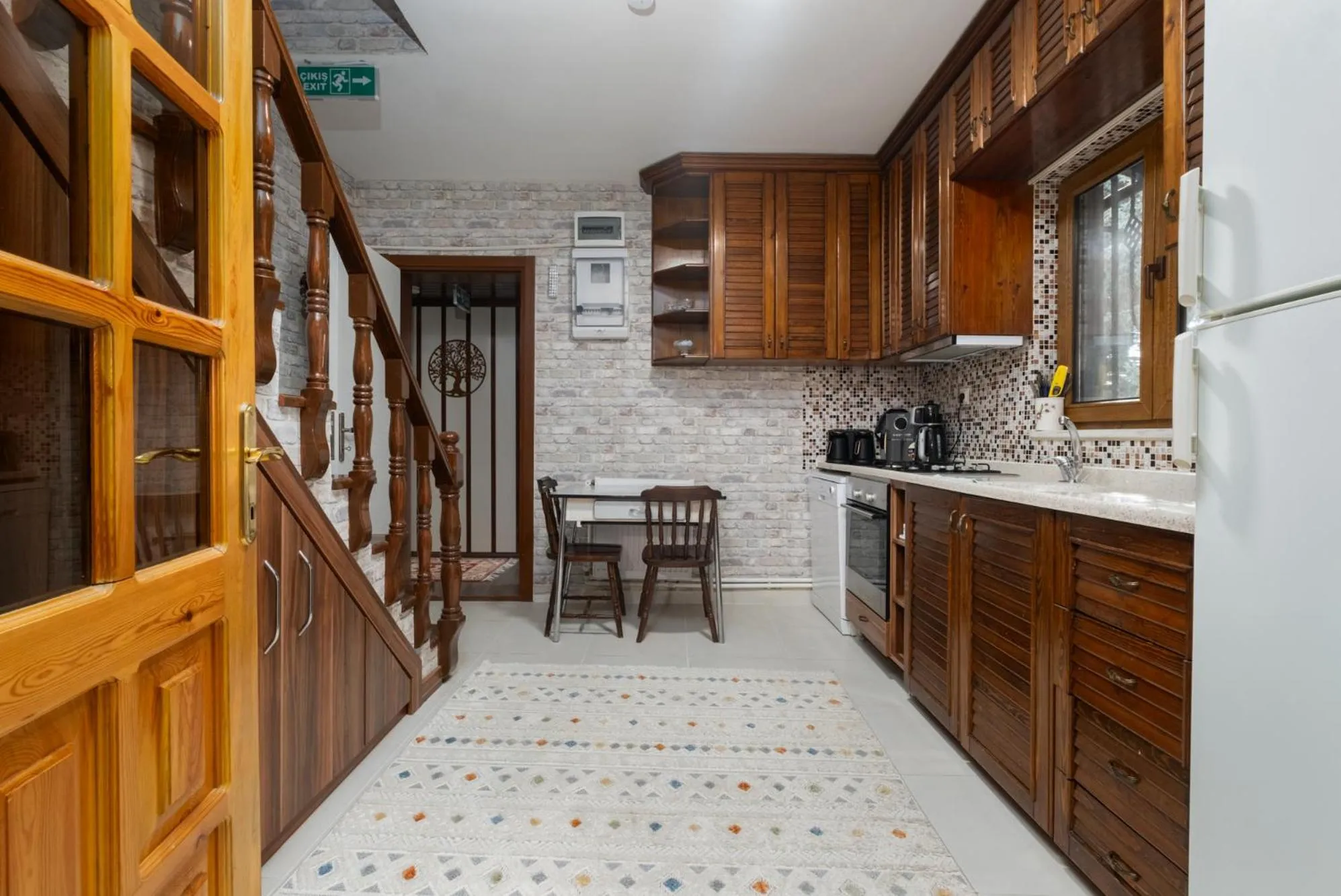 Kitchen or kitchenette in Uludag Tatil Evleri & Villa Dogus Uludağ