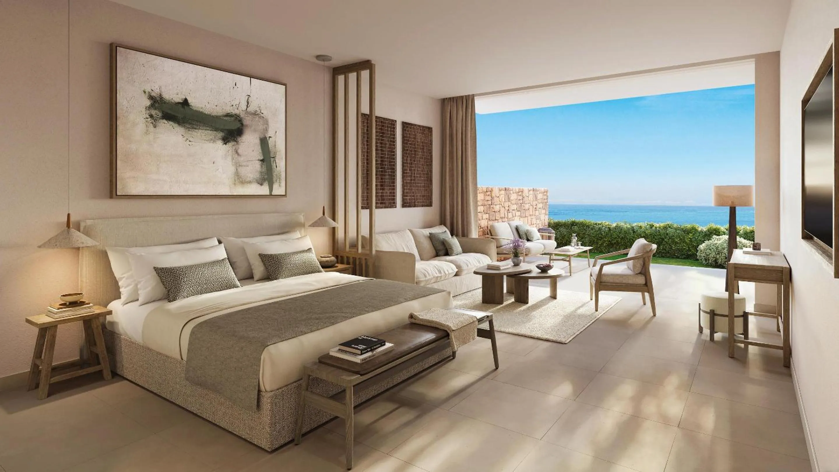 Photo of the whole room, Bed in Sani Club