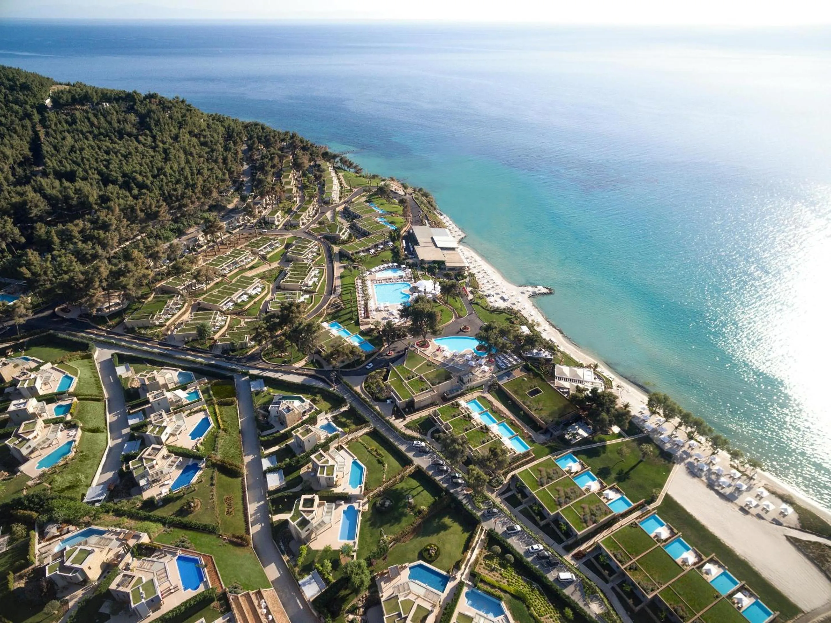 Bird's eye view in Sani Club