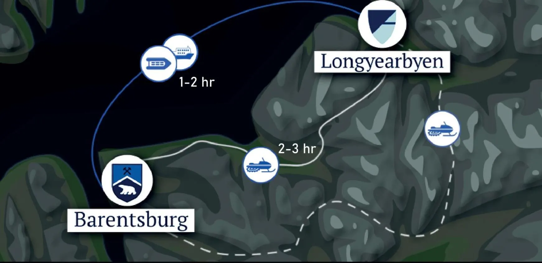 Location in Hotel Barentsburg