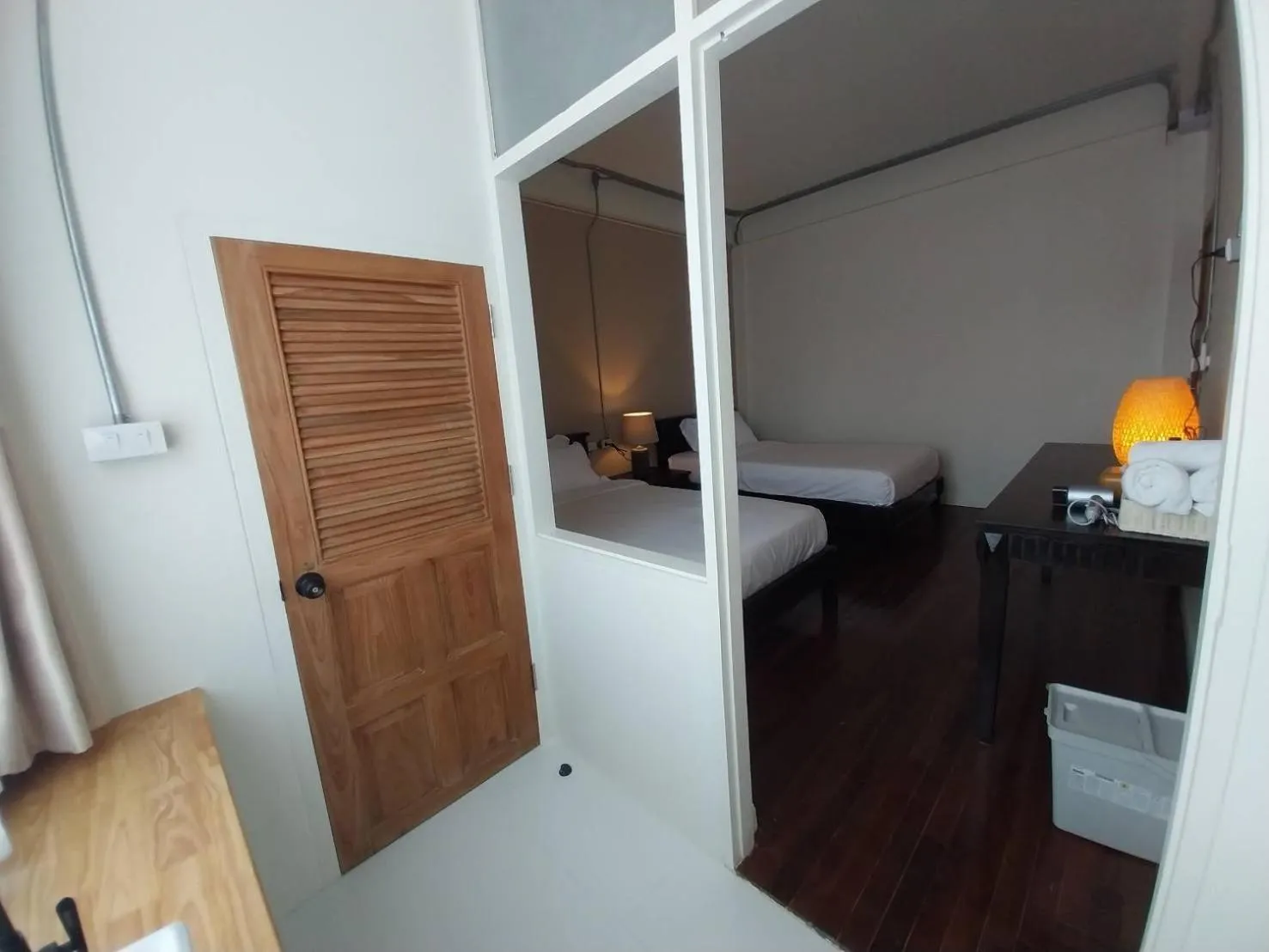 Bed in To The Moon Guesthouse