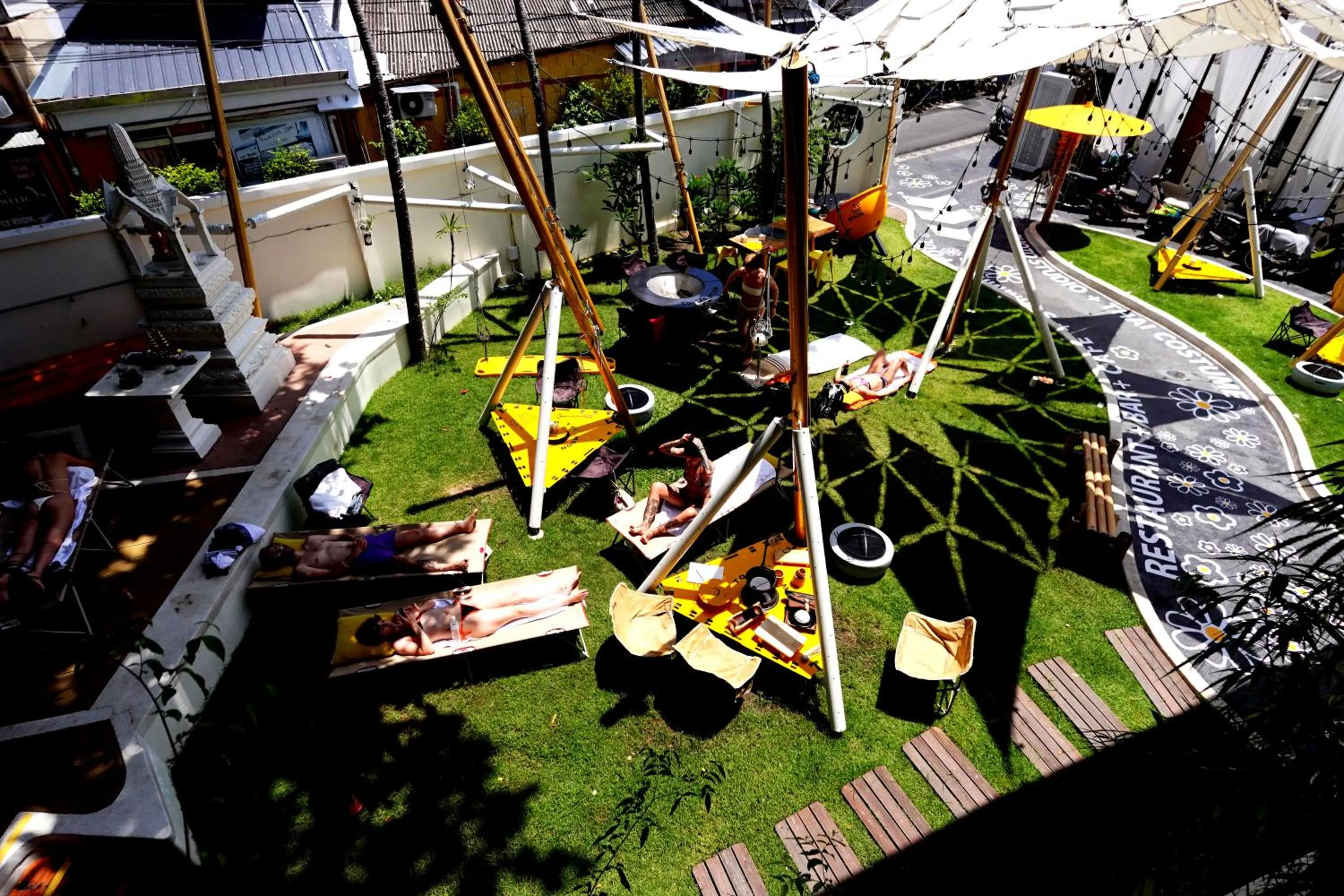 Property building in To The Moon Guesthouse