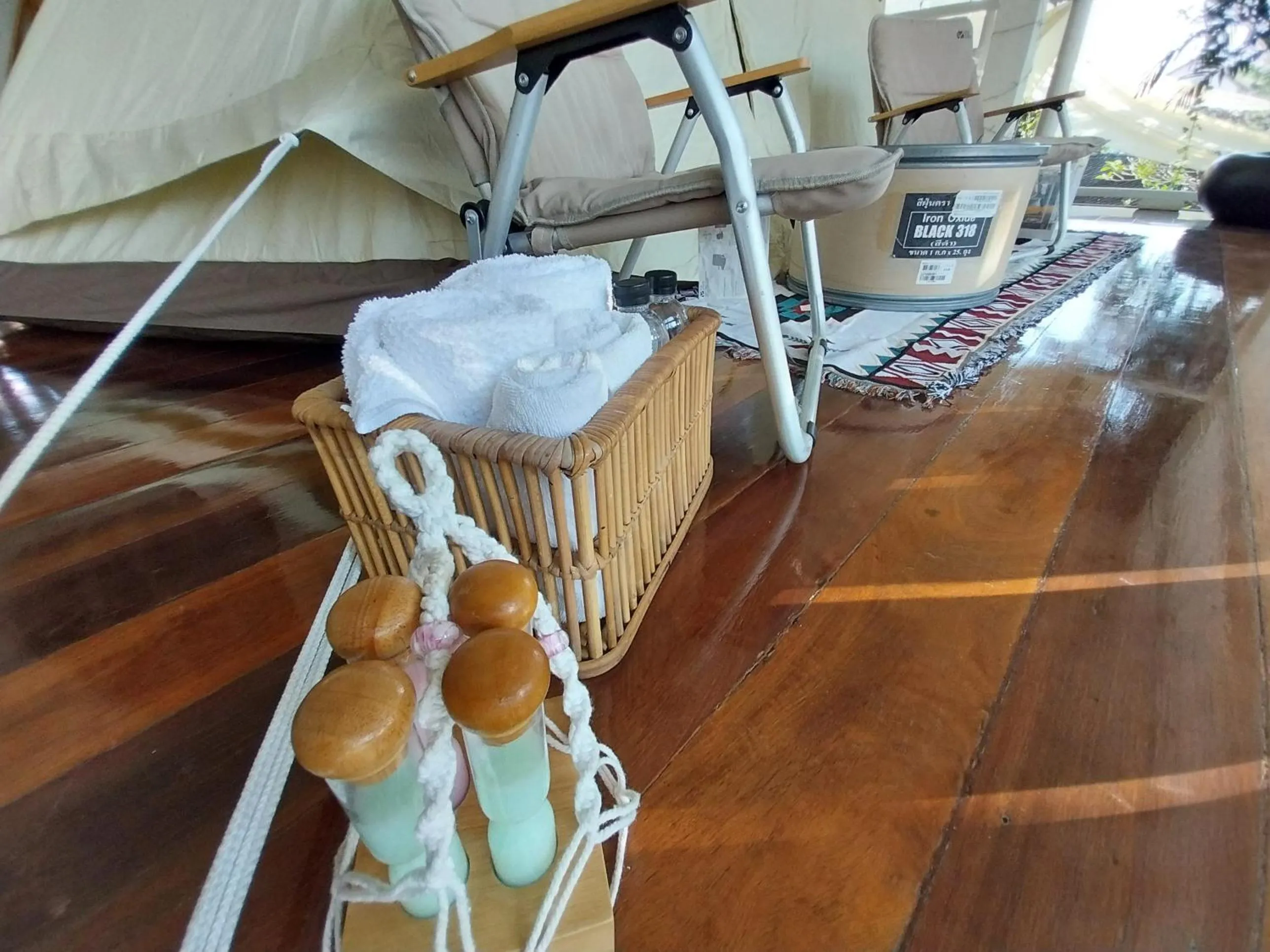 towels in To The Moon Guesthouse