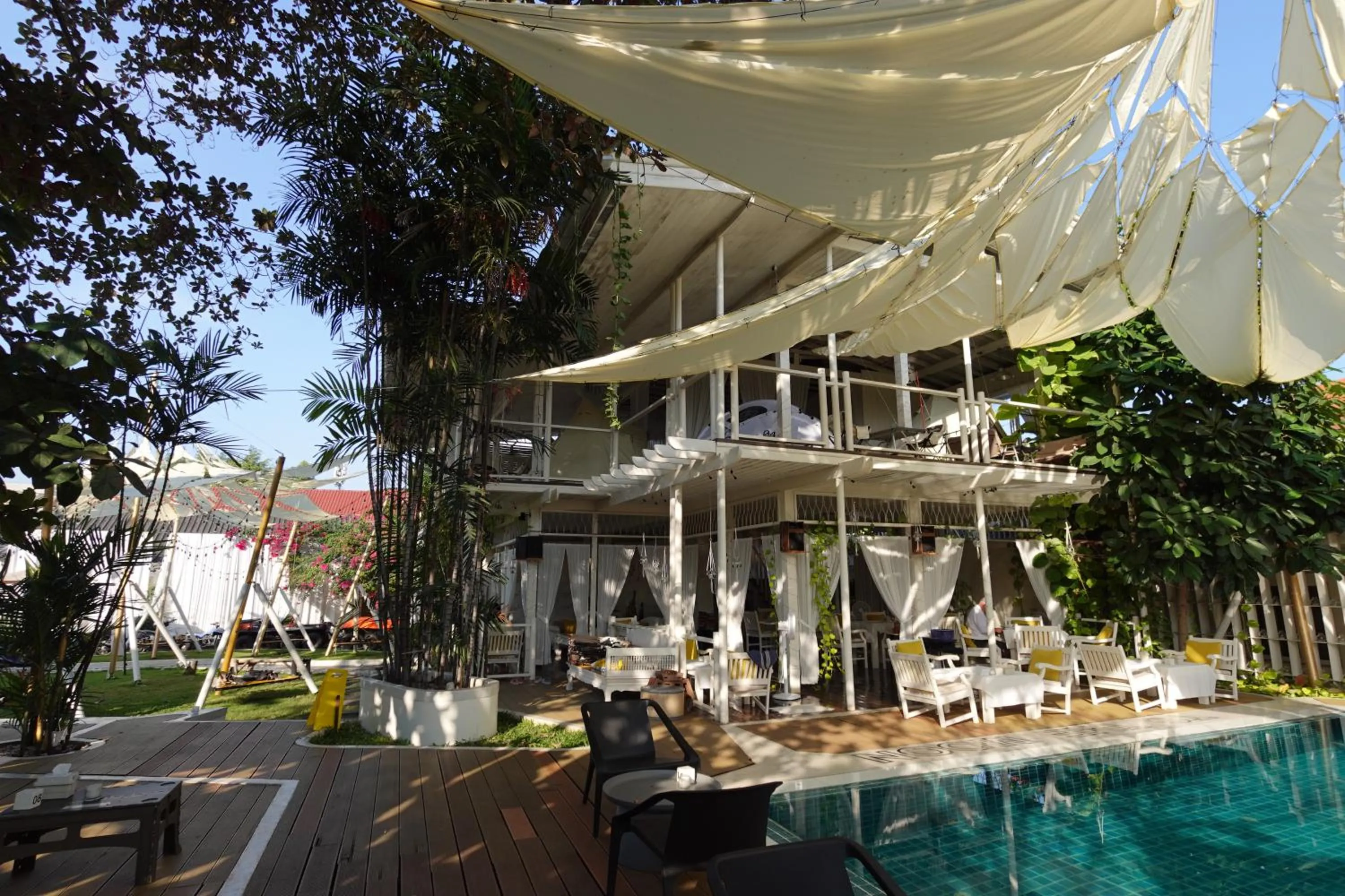 Property building in To The Moon Guesthouse