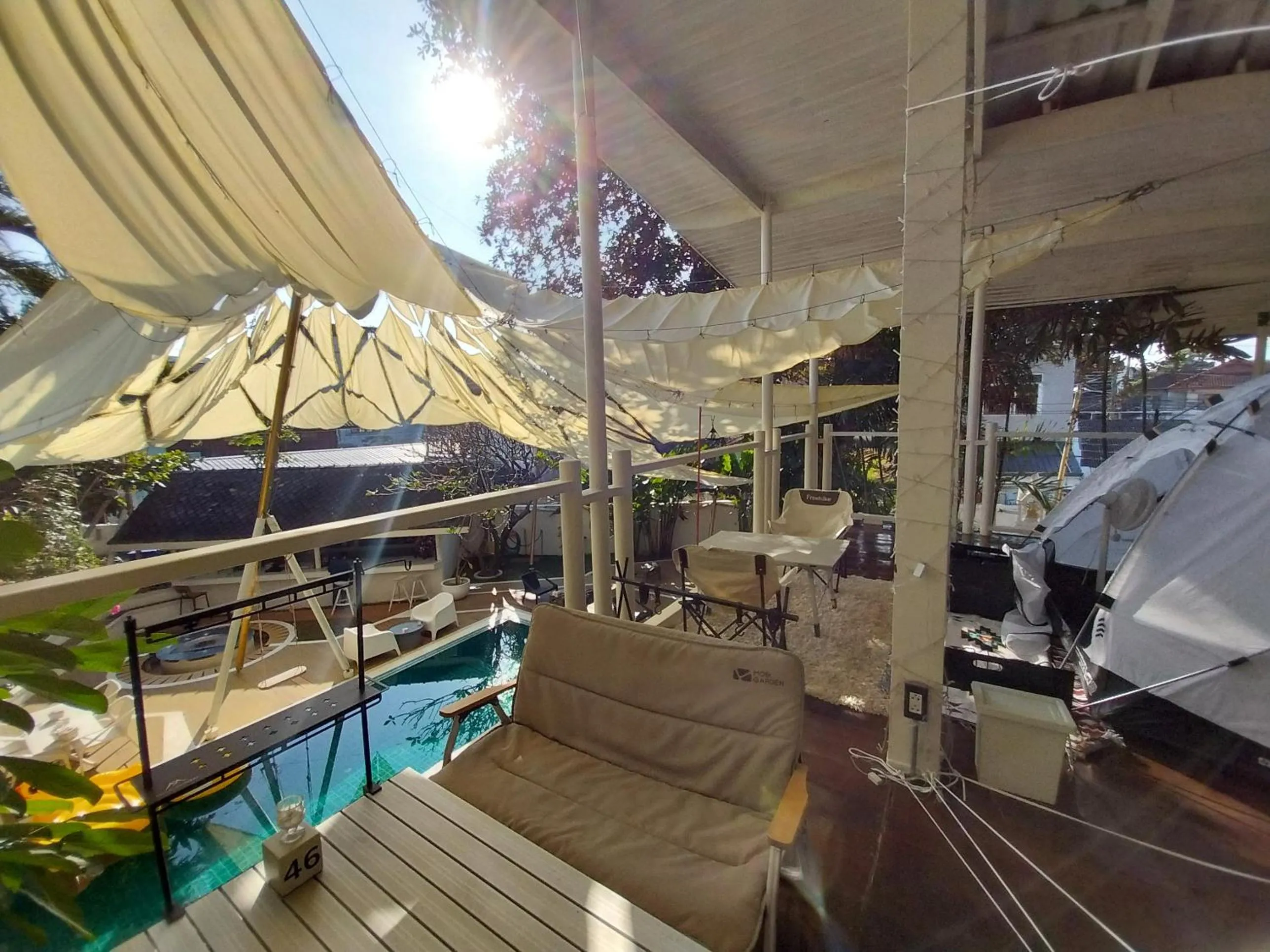 Property building in To The Moon Guesthouse