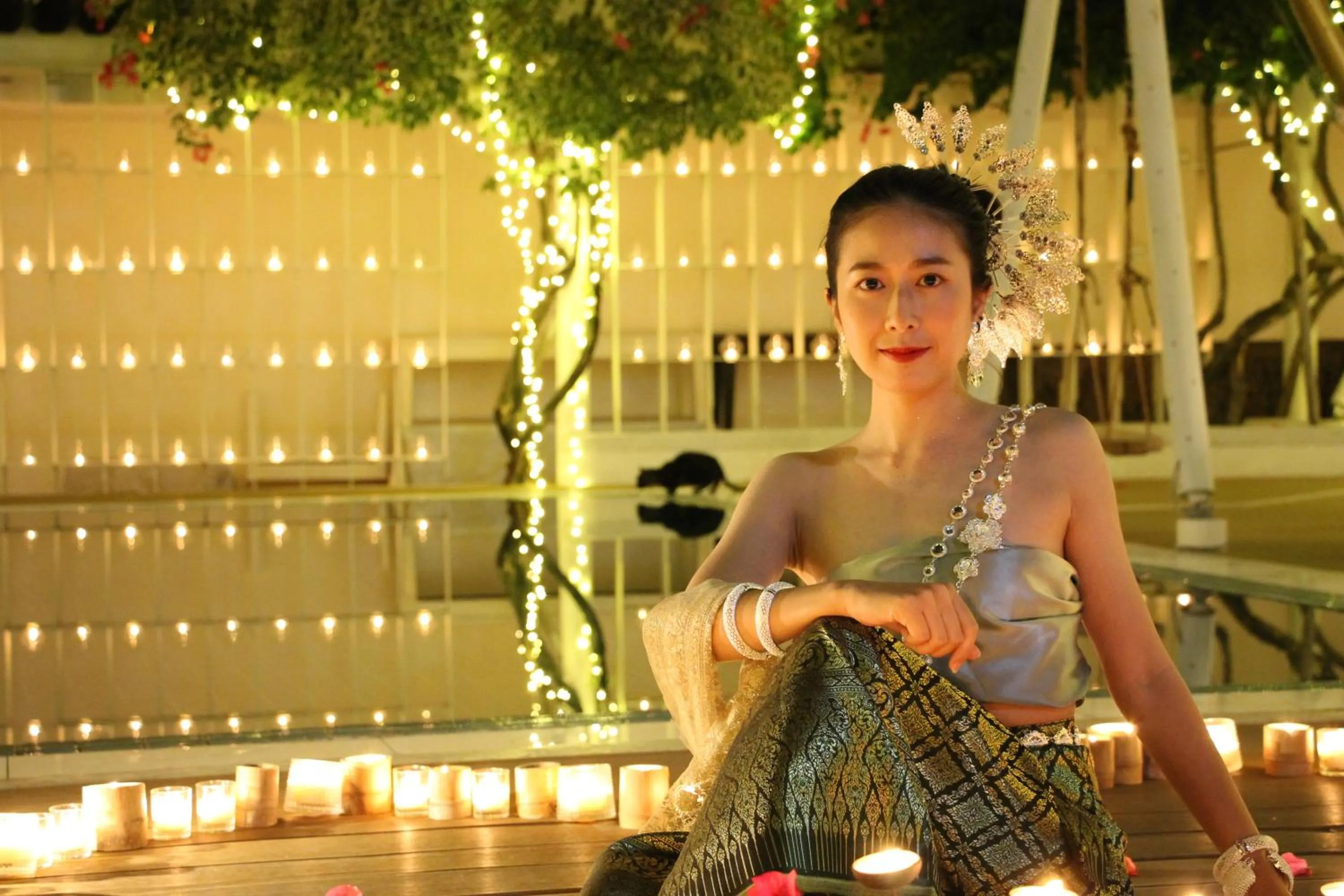 Night in To The Moon Guesthouse