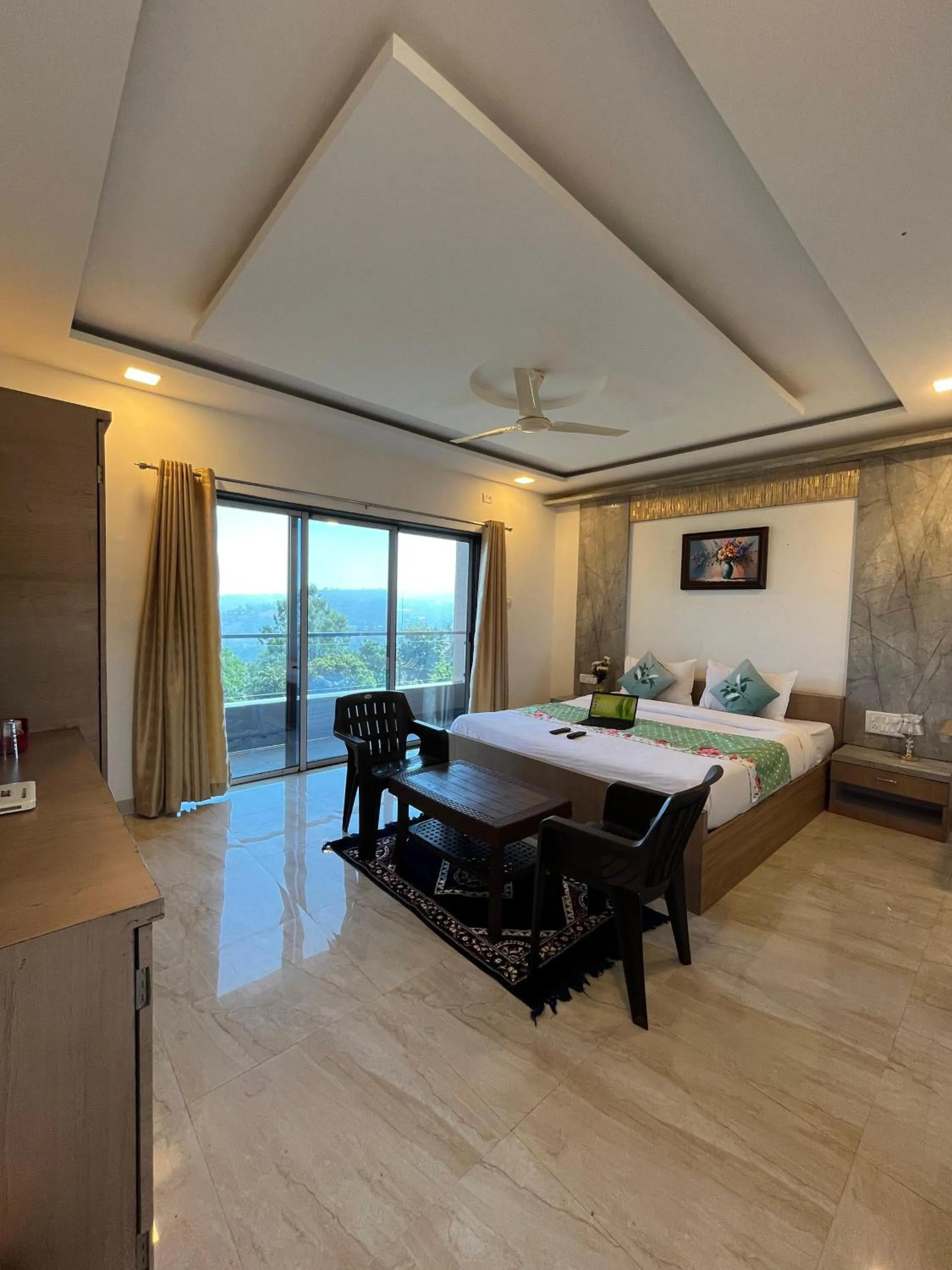 Photo of the whole room, Bed in Divine Resort- Bhilar