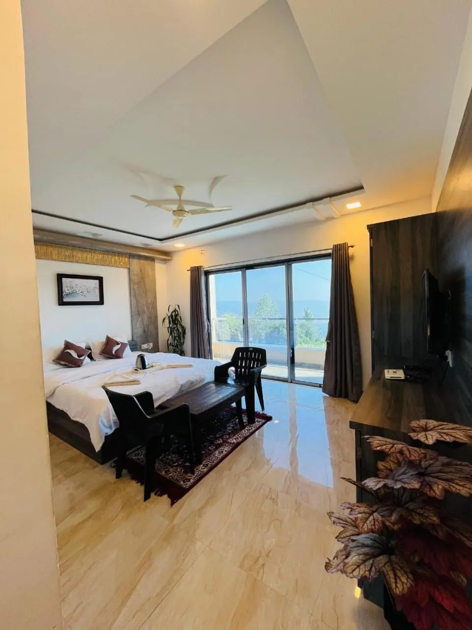 Bedroom, Bed in Divine Resort- Bhilar