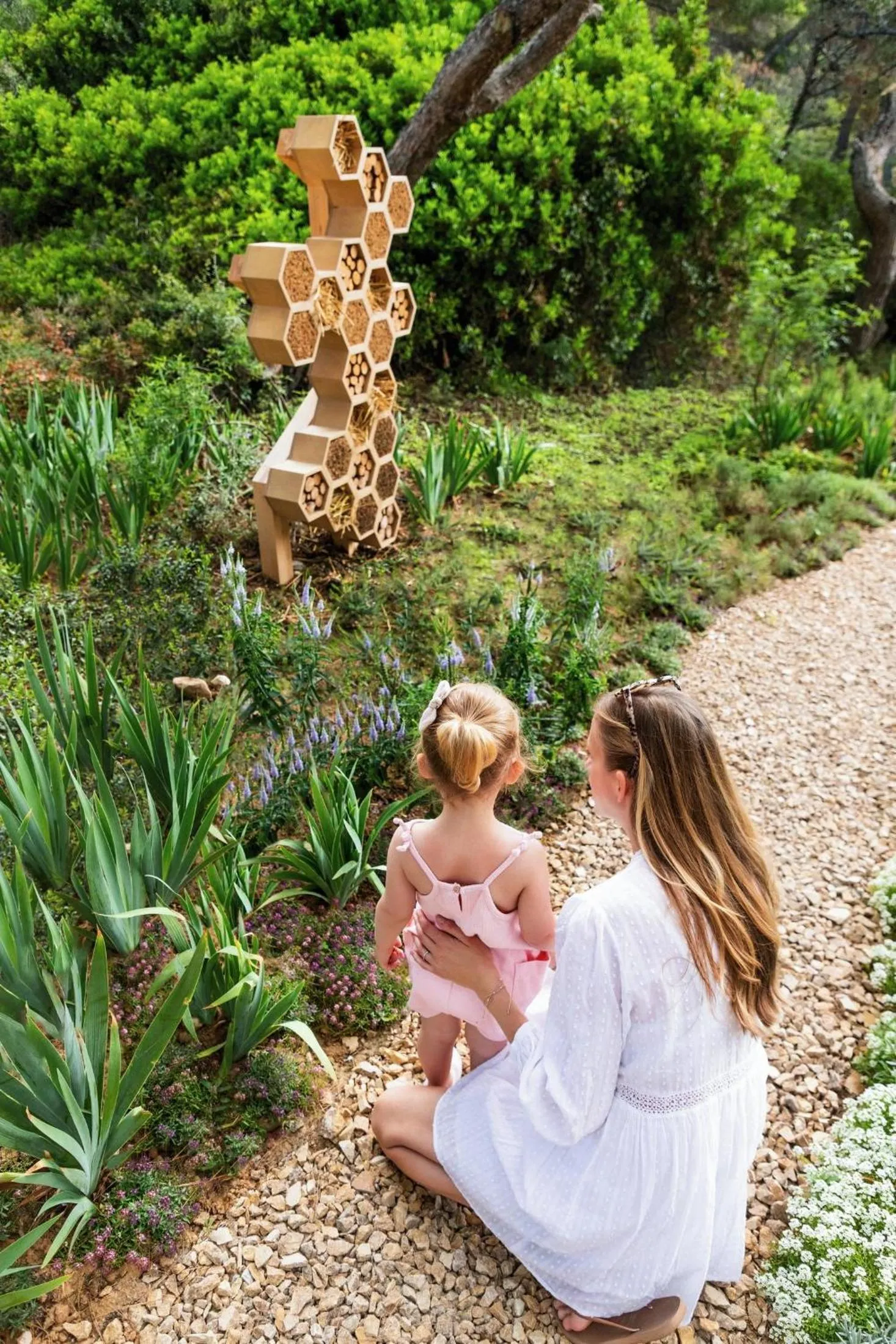 People in Sani Beach