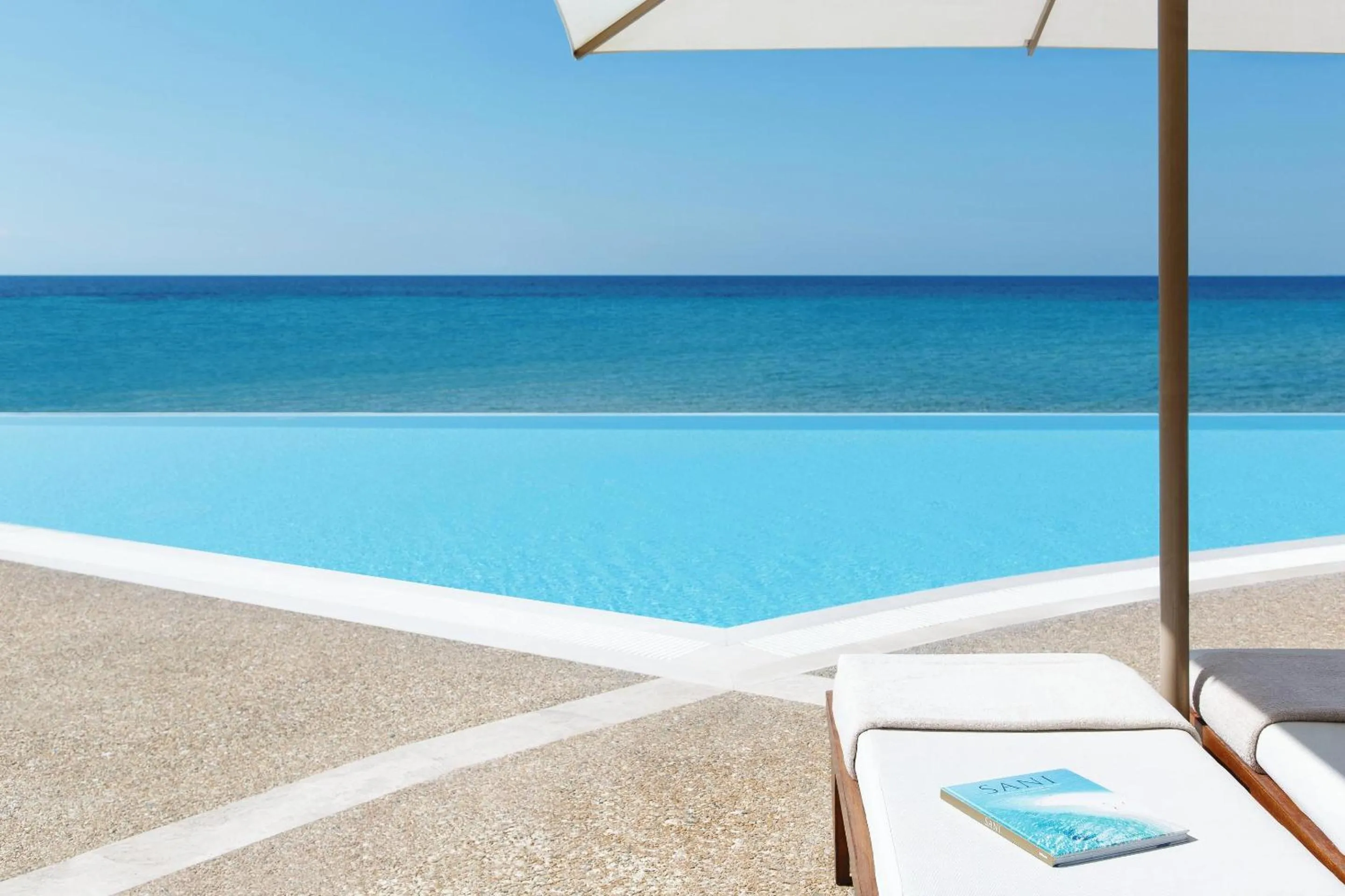 Swimming pool in Sani Beach