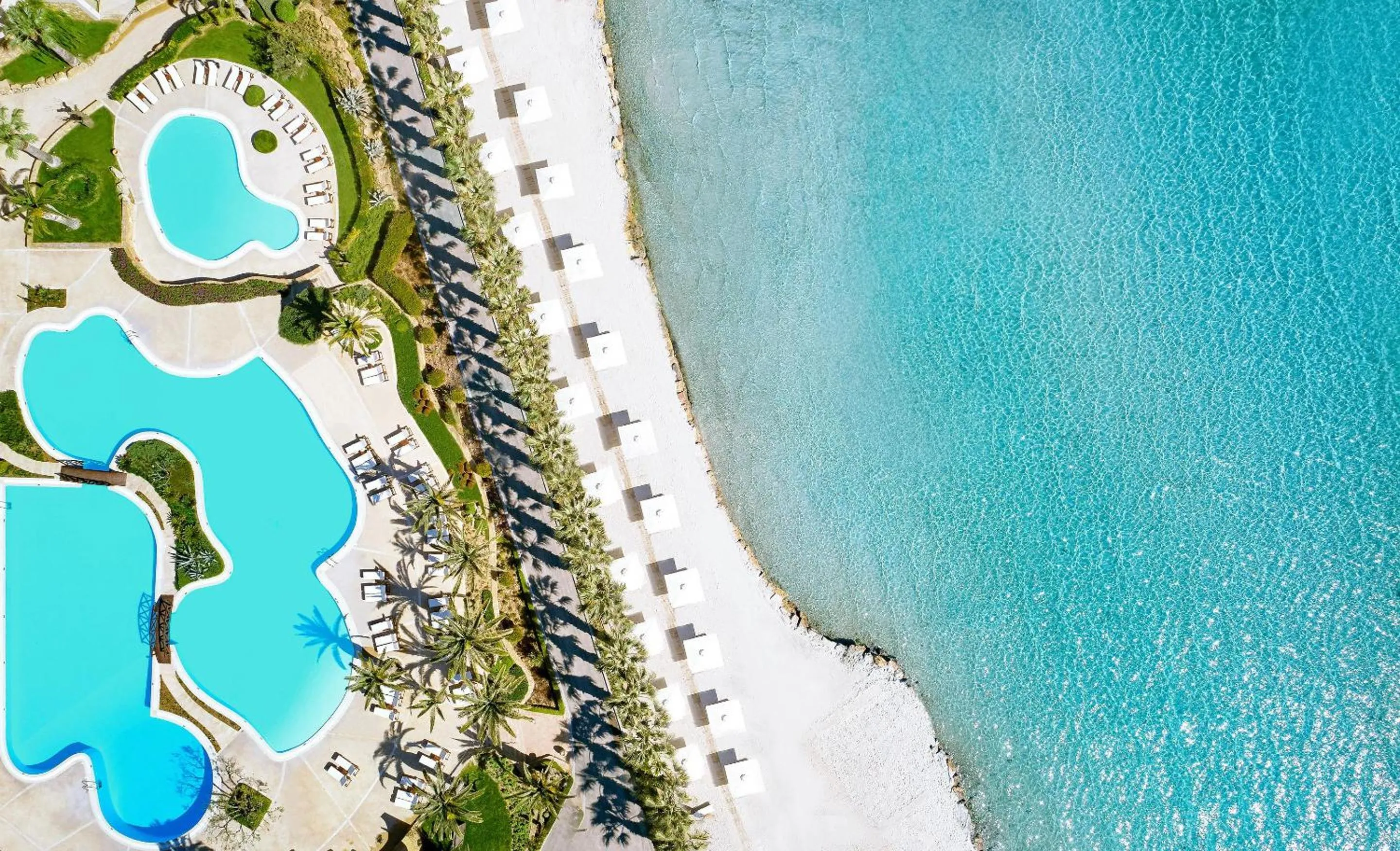 Bird's eye view in Sani Beach
