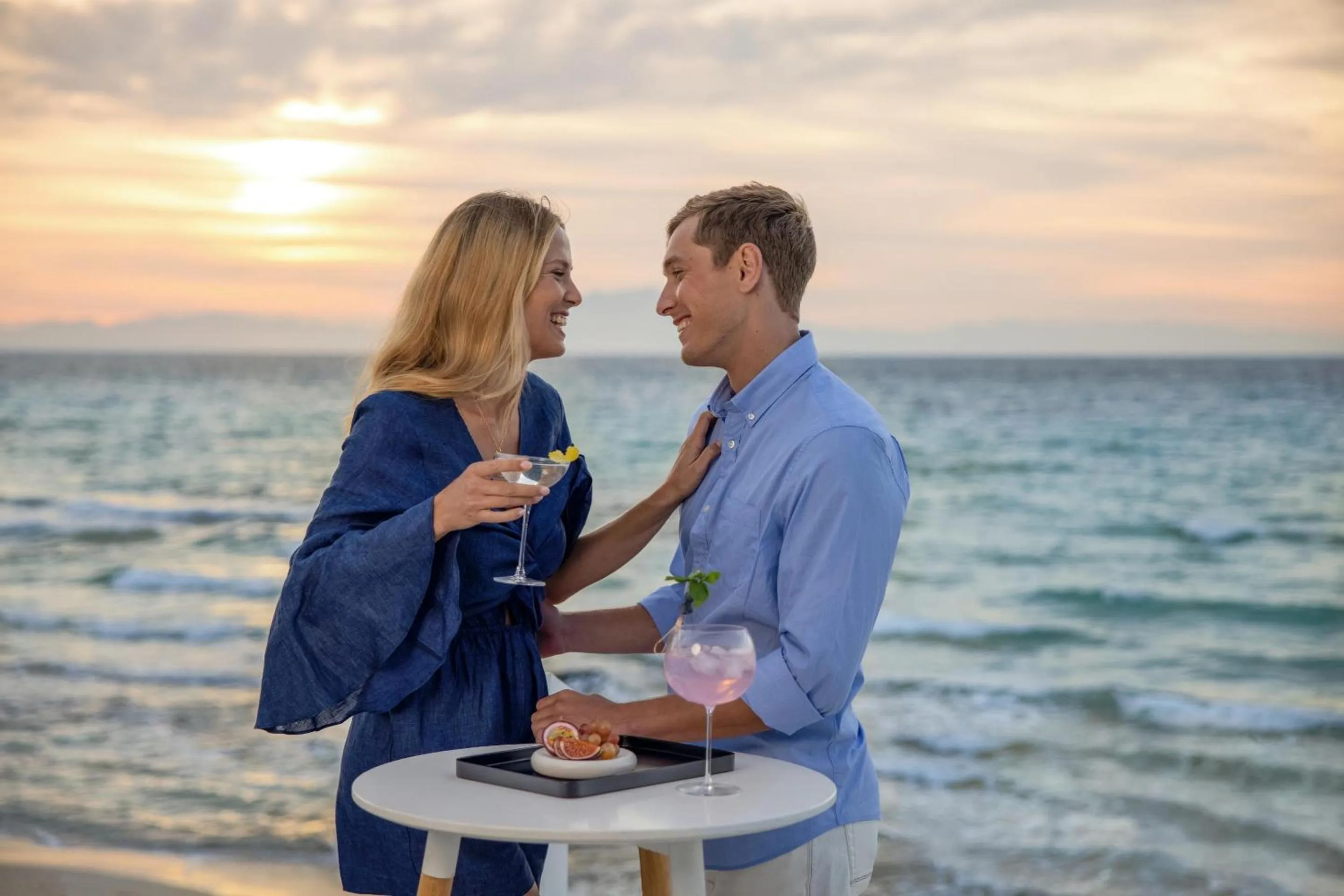 People in Sani Beach