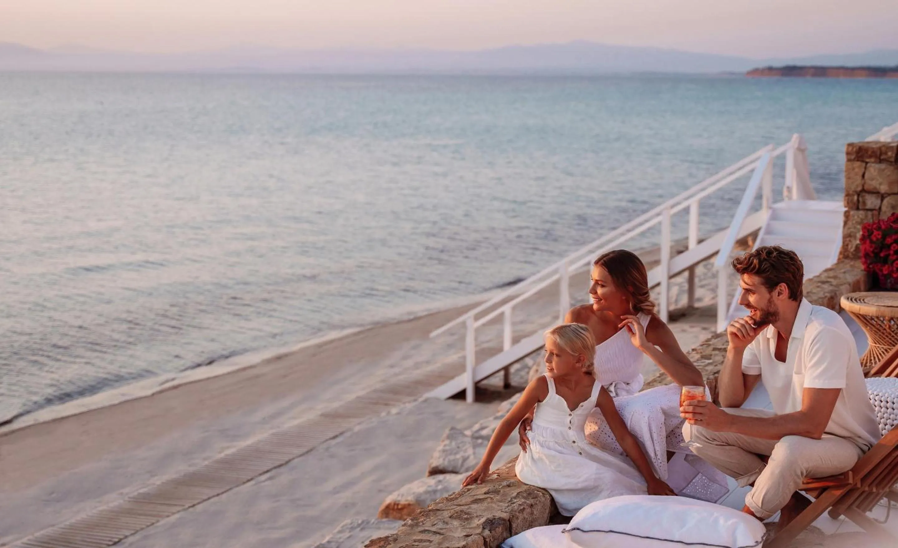 Balcony/Terrace in Sani Beach