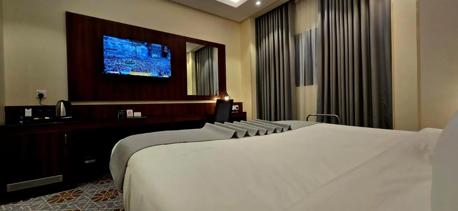 Bed in Maysan Rehab Al Mysk Hotel