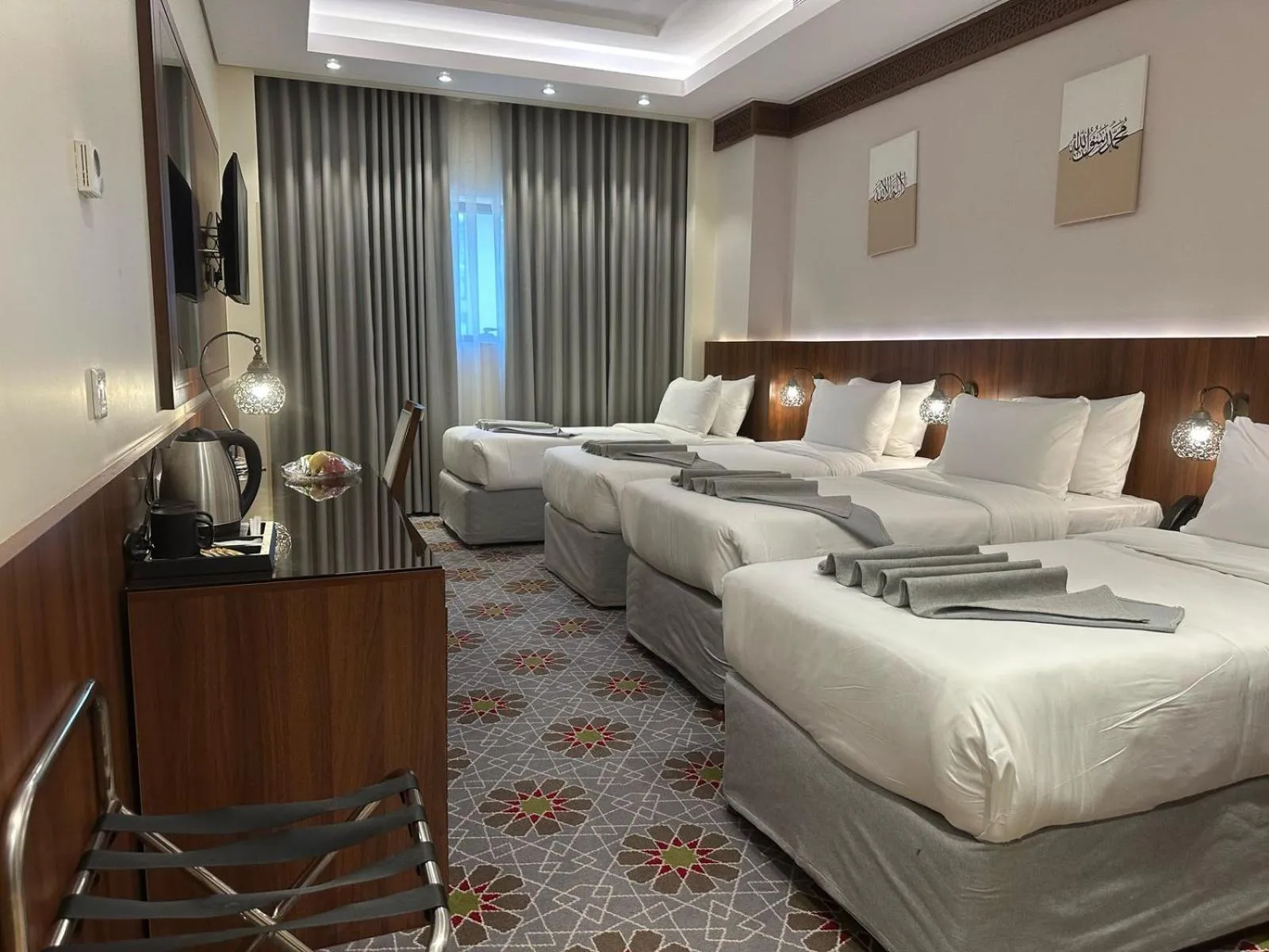 Bed in Maysan Rehab Al Mysk Hotel