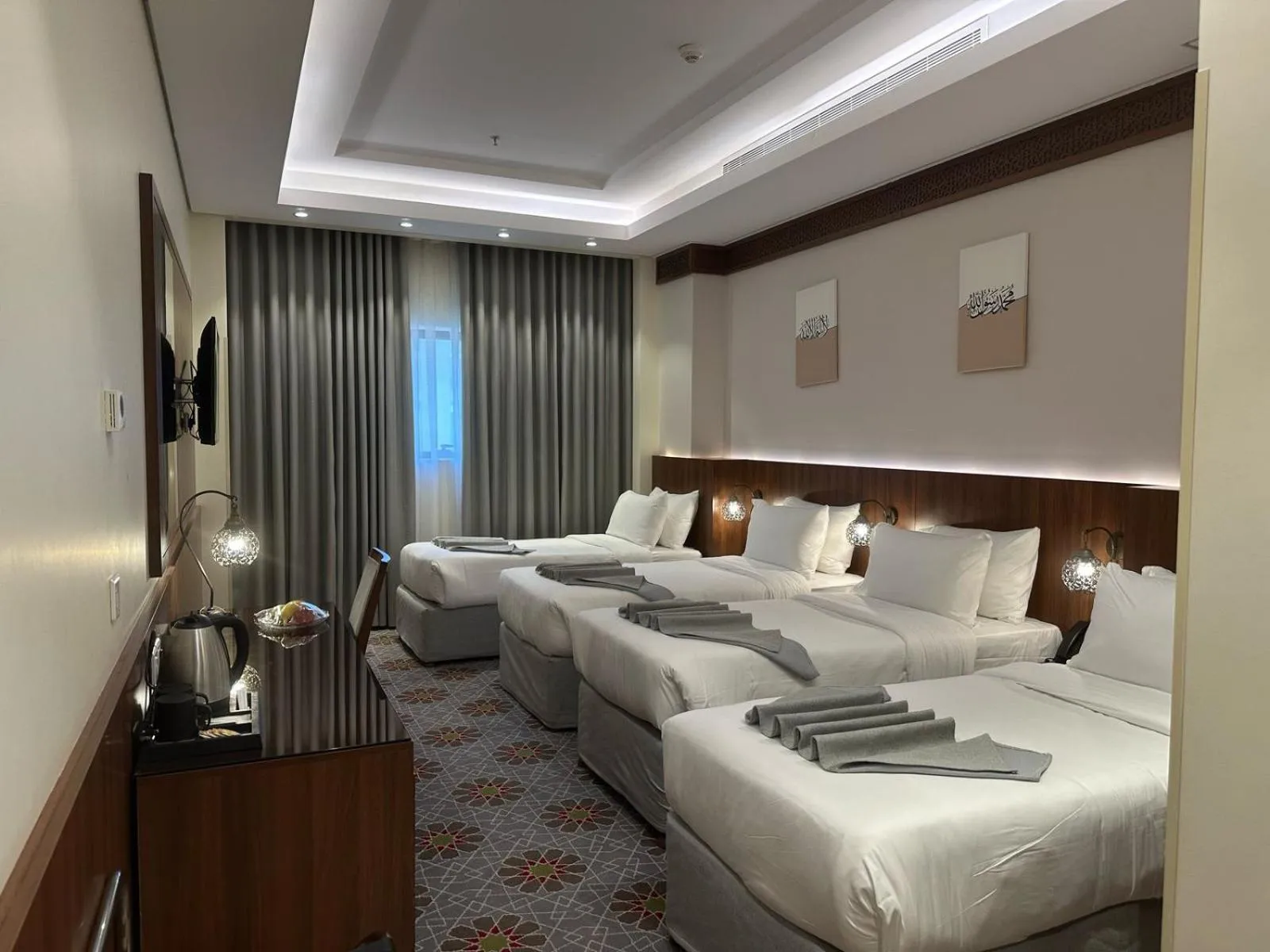 Bed in Maysan Rehab Al Mysk Hotel