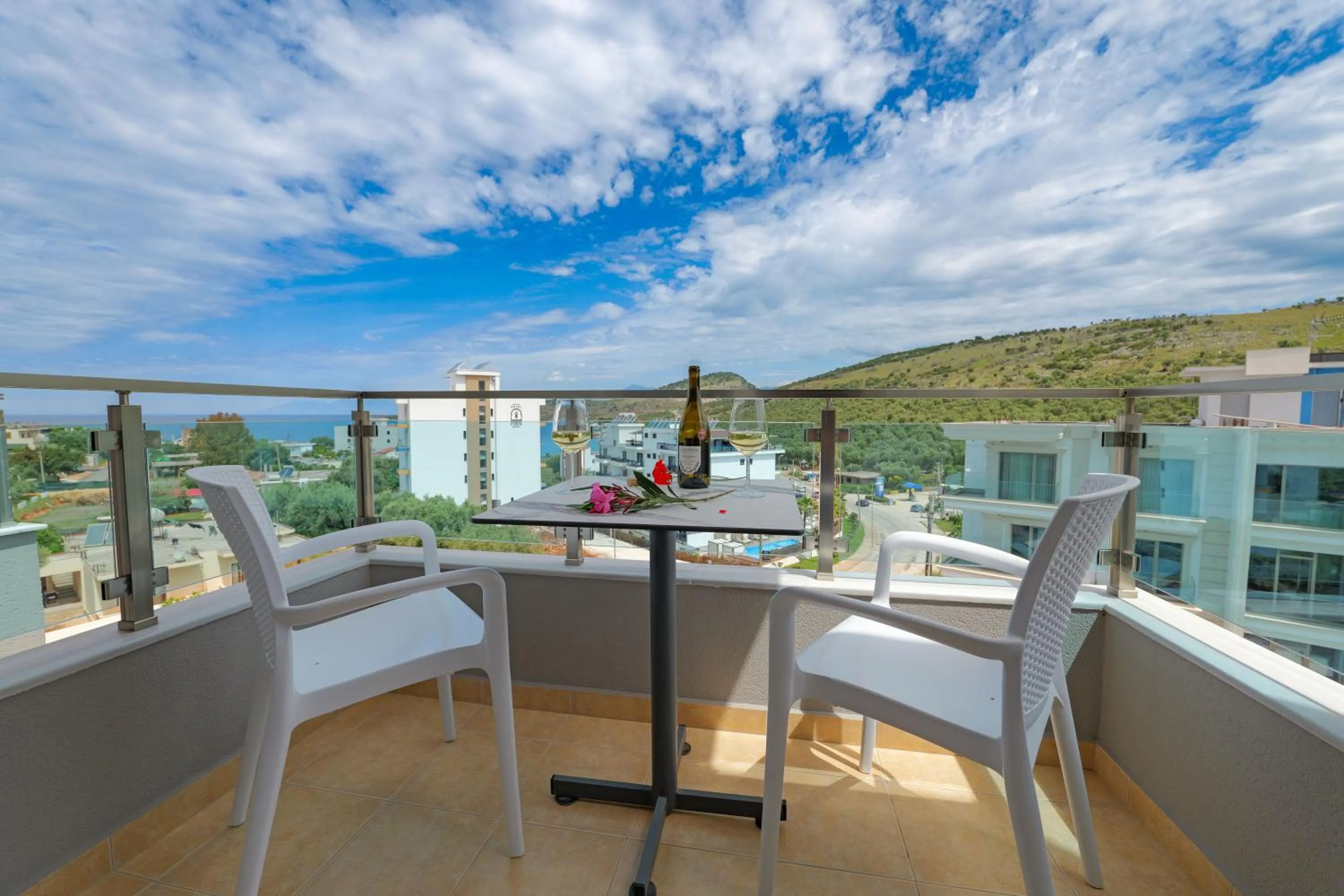 Patio in Heksamil Hotel