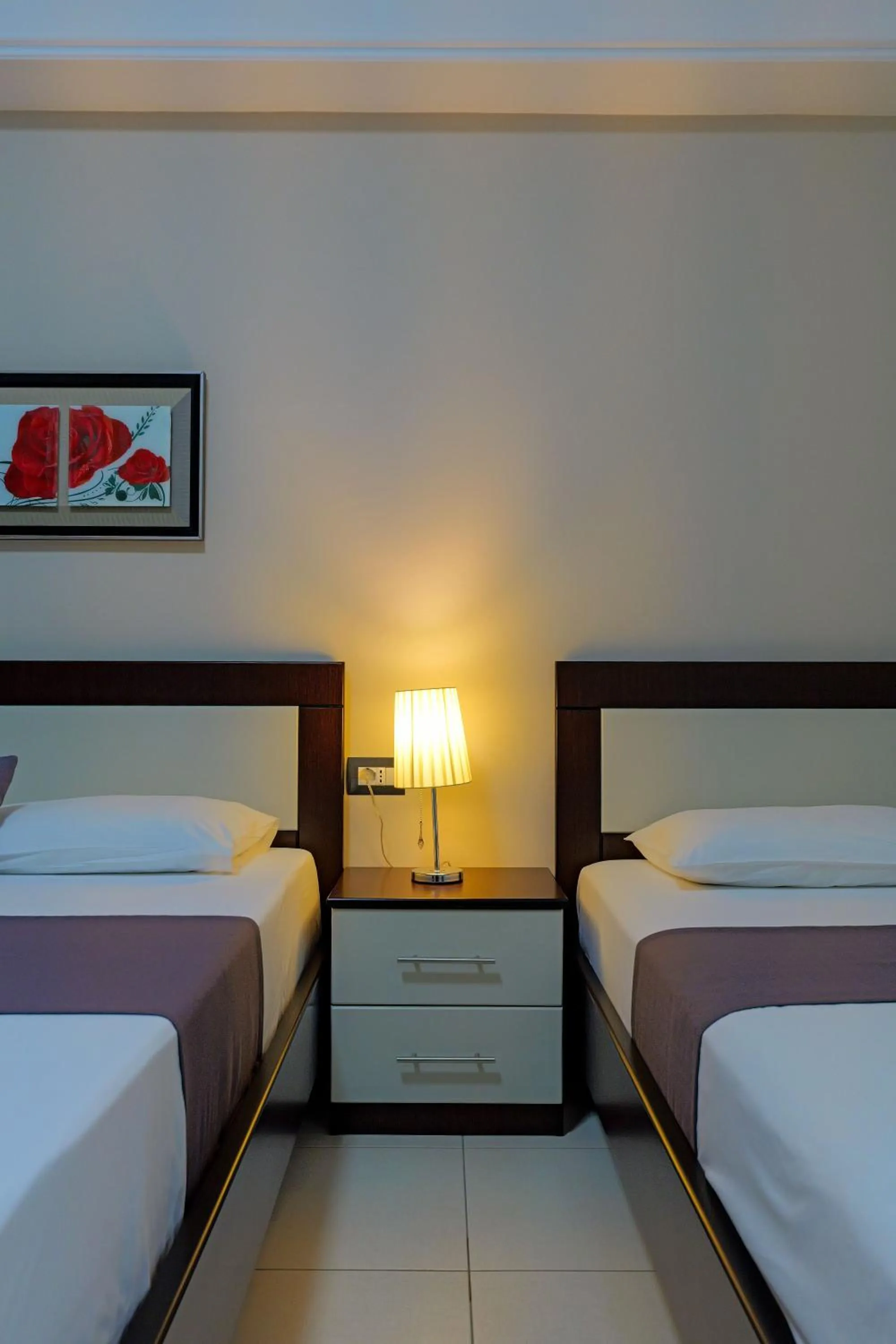 Bed in Heksamil Hotel