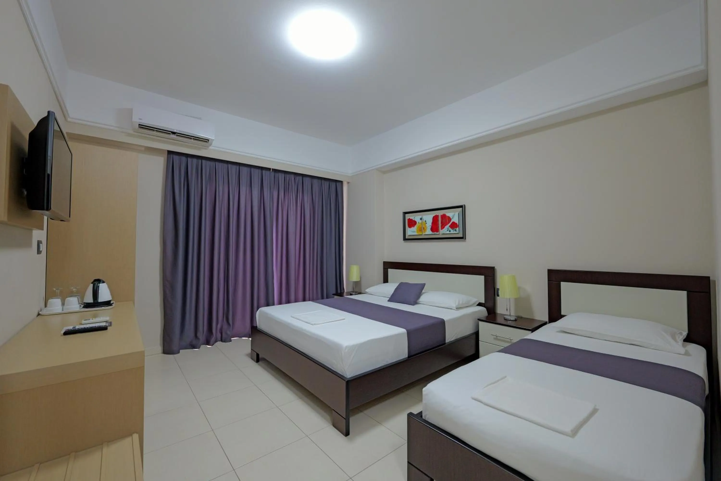 Bed in Heksamil Hotel