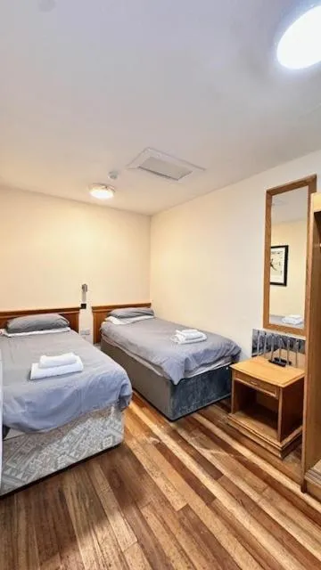 Bed in Shanahans B&B with Sports Bar