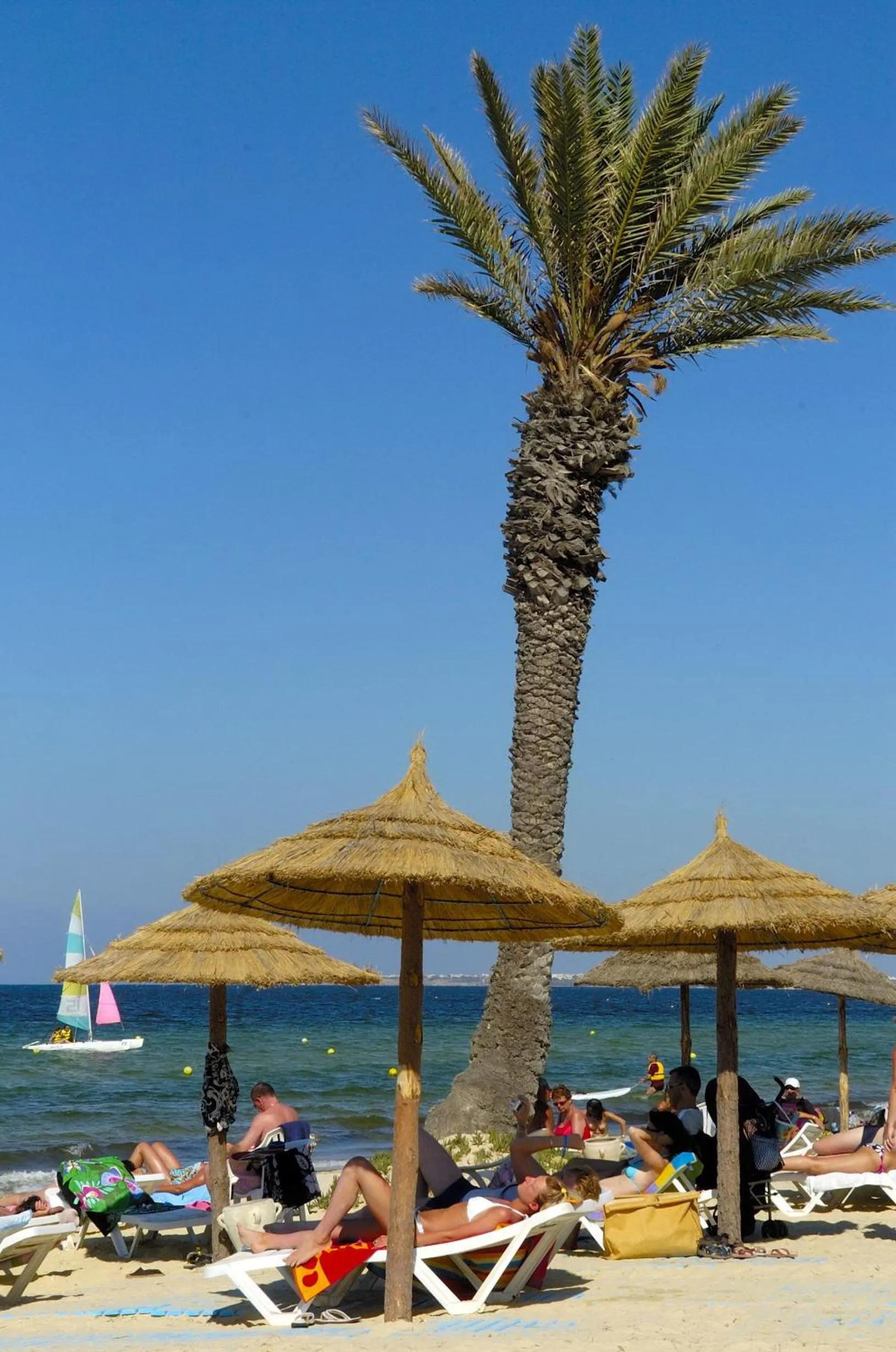 Beach in Shems Holiday Village & Aquapark