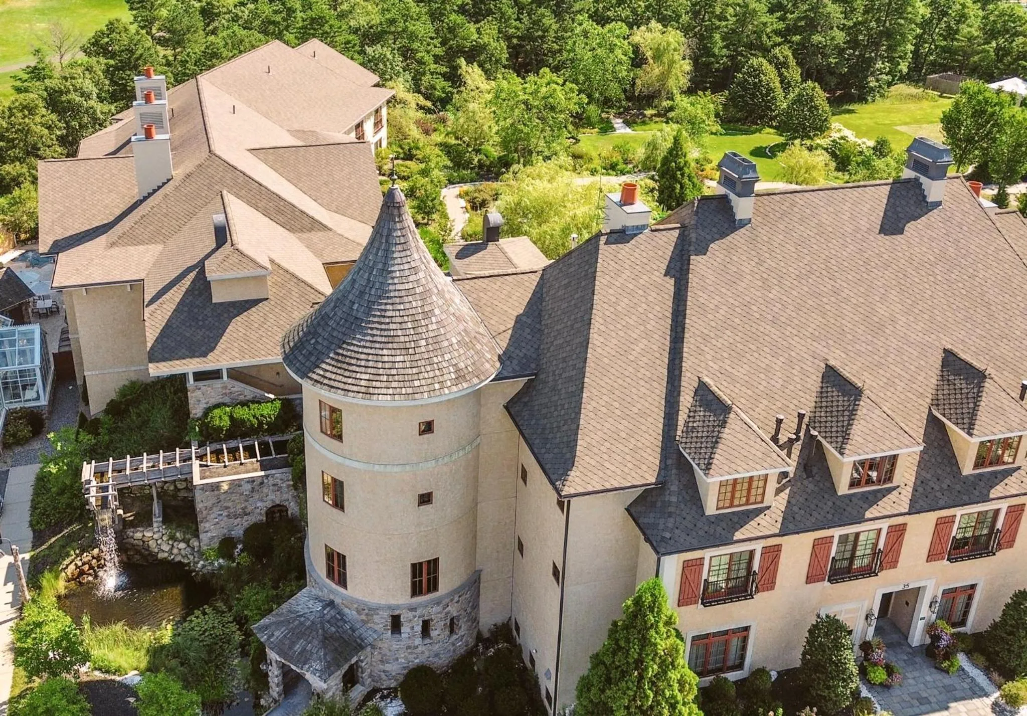 Bird's eye view in Mirbeau Inn & Spa - Plymouth