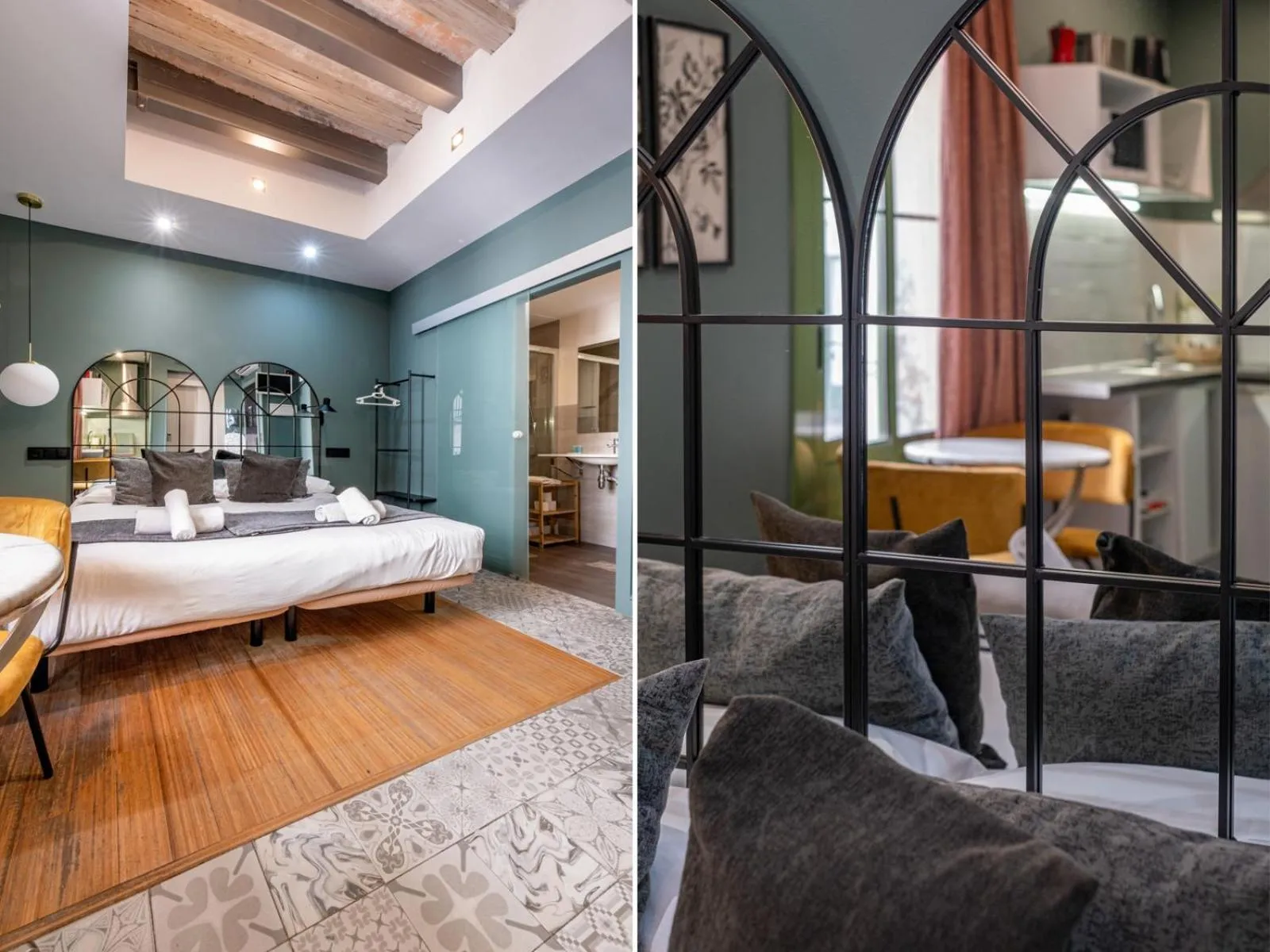 Photo of the whole room, Bed in AinB Born-Dames Apartments