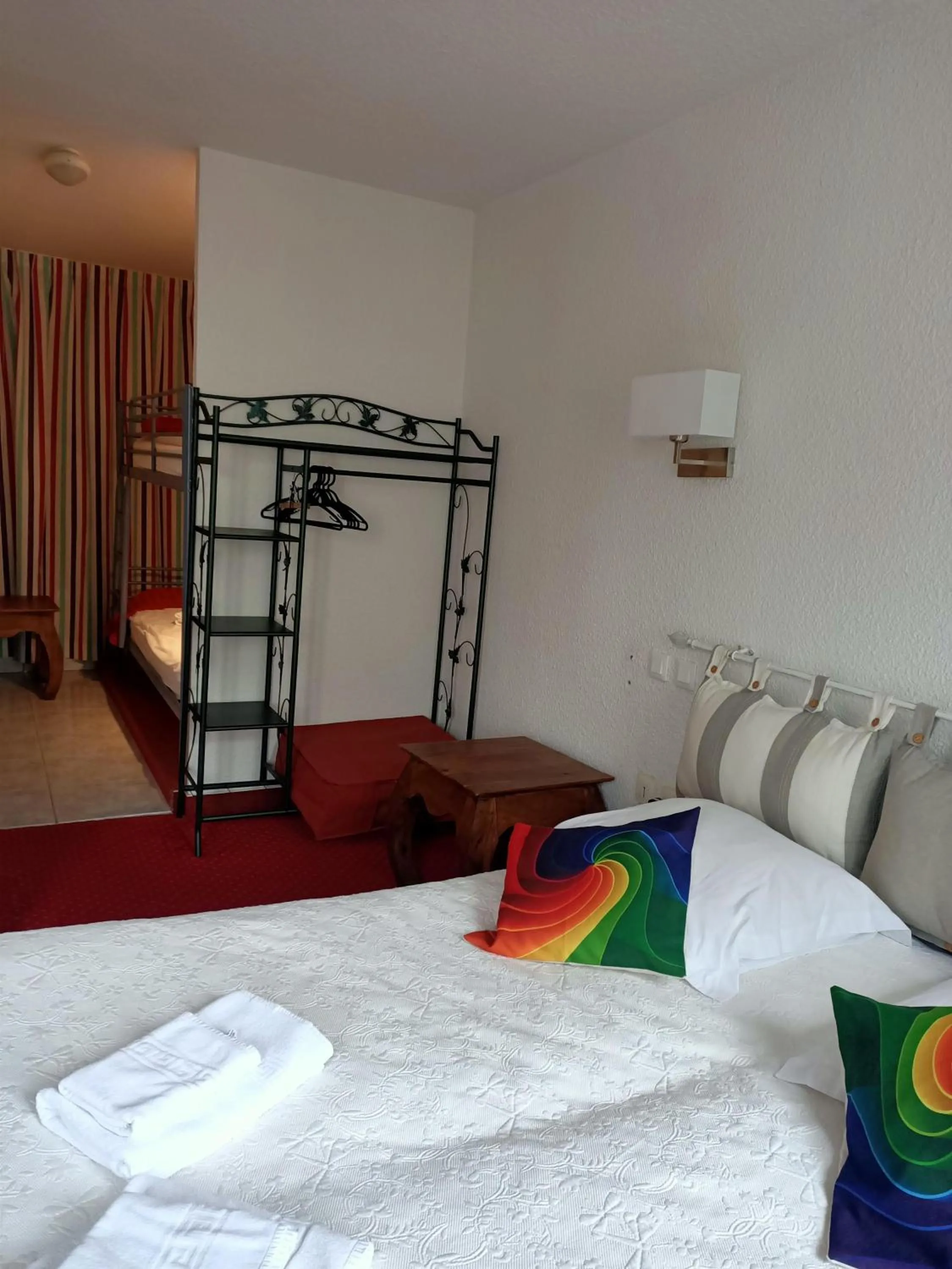 Bed in Hotel Saint Amant