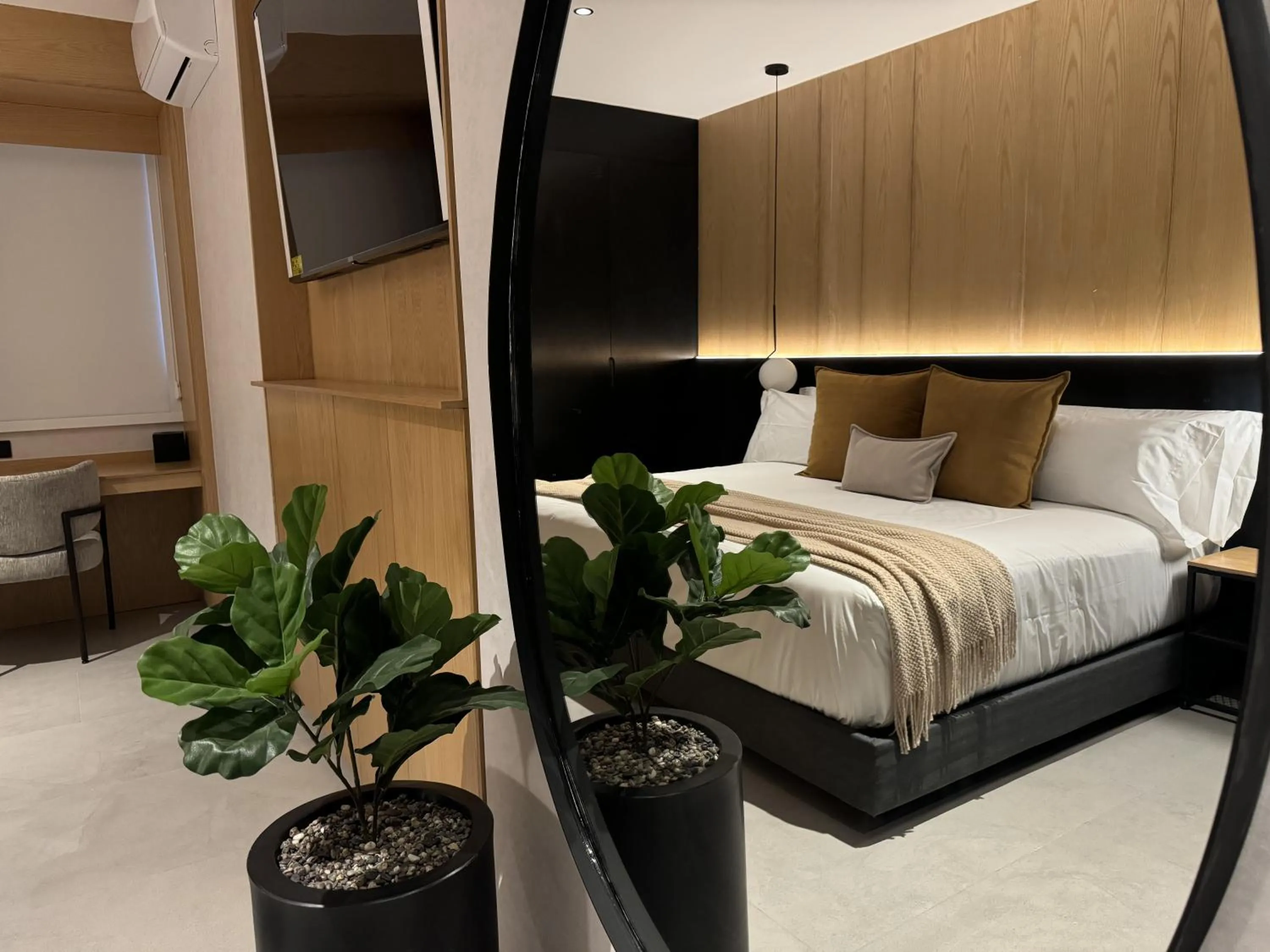 Bed in Hotel Aló Degollado