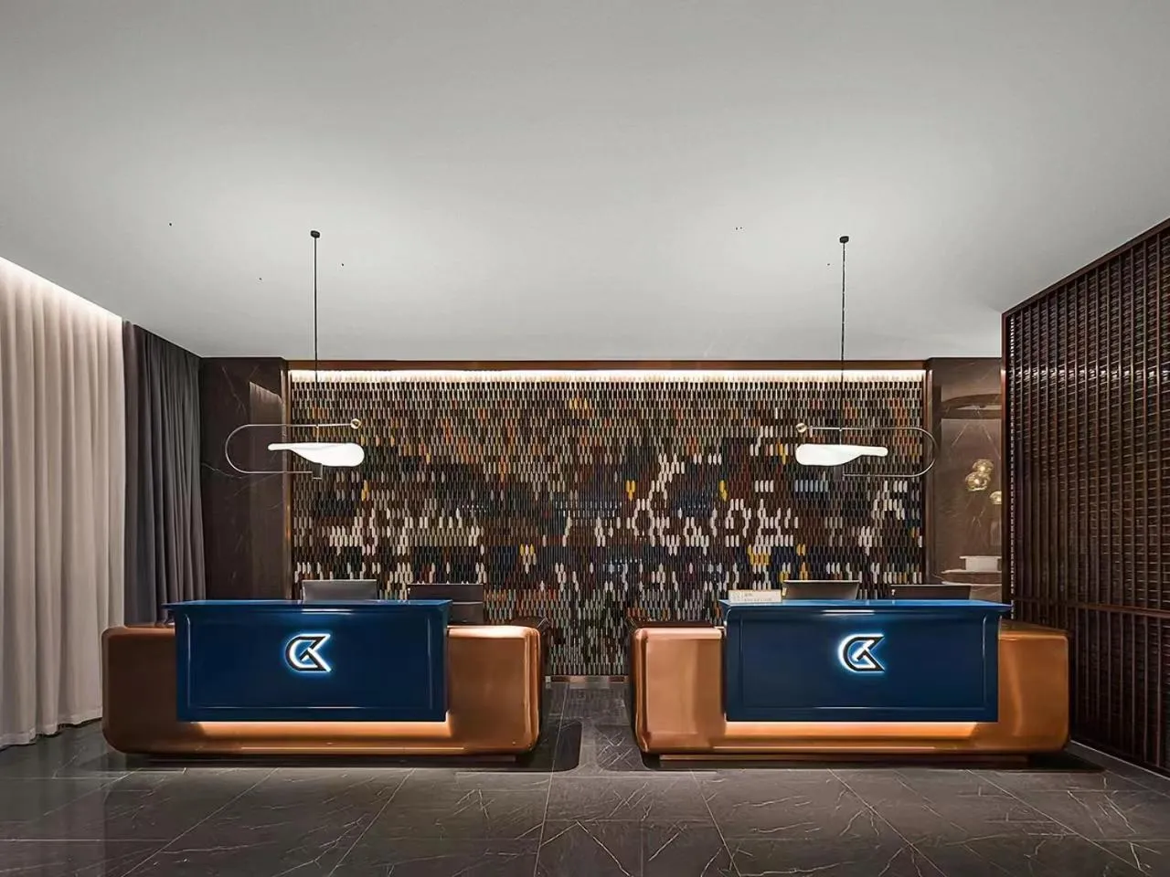 Lobby or reception in Shanghai Hongqiao Yankuang Tulip Hotel